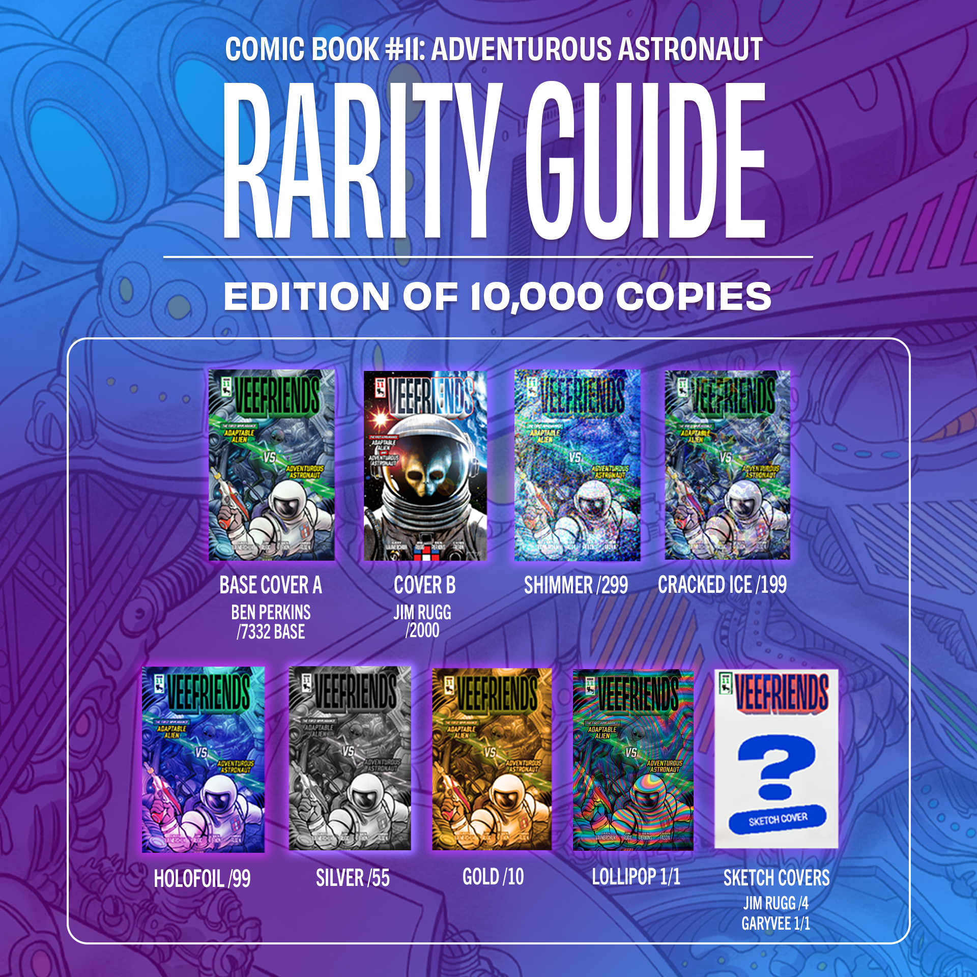 VeeFriends Comic Book #11: Adventurous Astronaut (Sealed Pack)