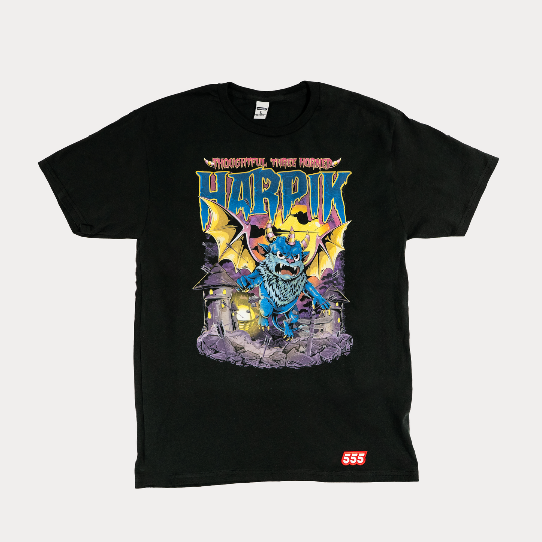 555 Tee: Thoughtful Three Horned Harpik (Holder Claim)
