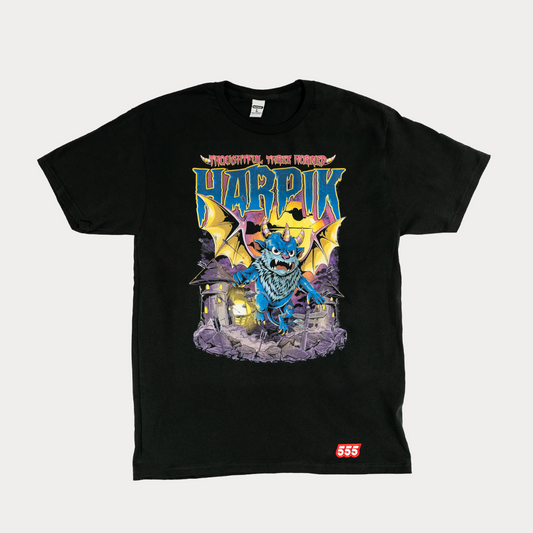 555 Tee - Thoughtful Three Horned Harpik
