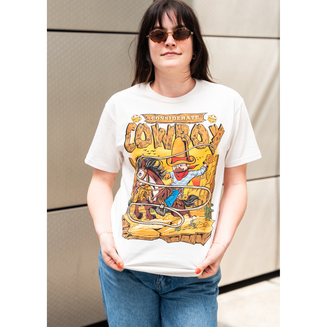 Considerate Cowboy 555 Tee: Limited Edition /555 (Holder Claim)