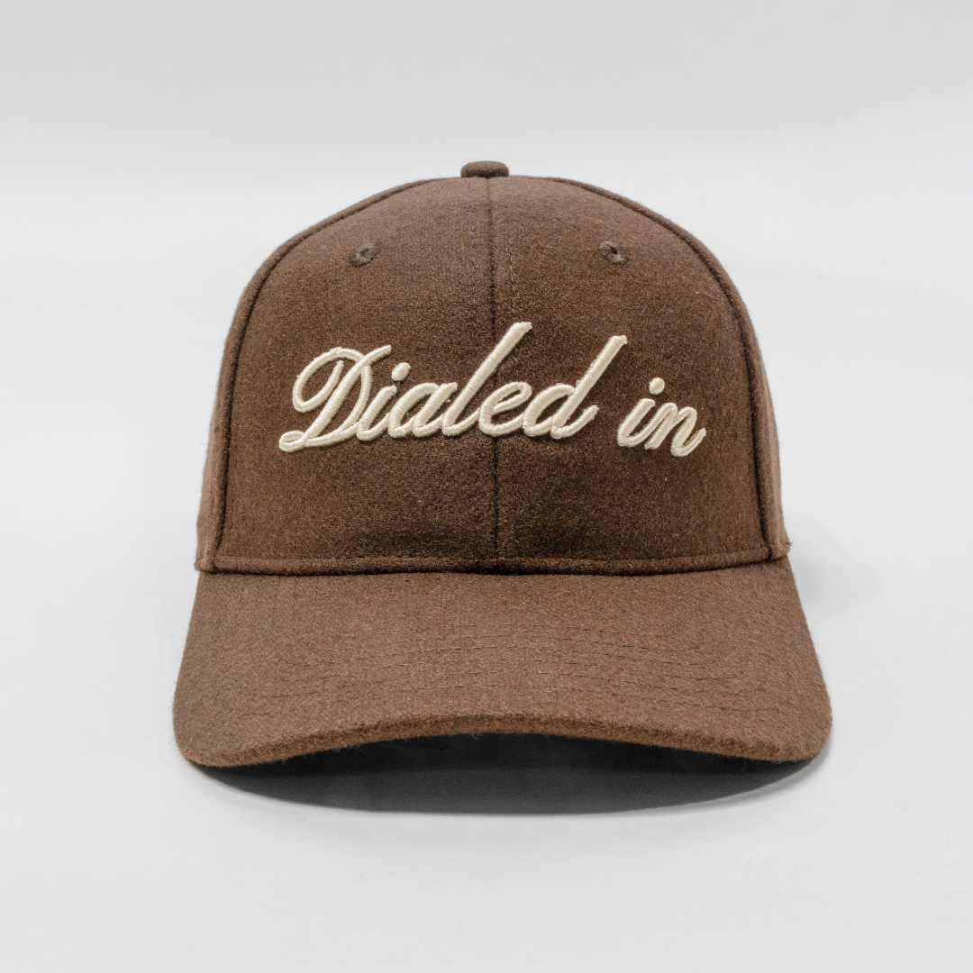"Dialed In" Dog Cap in Espresso