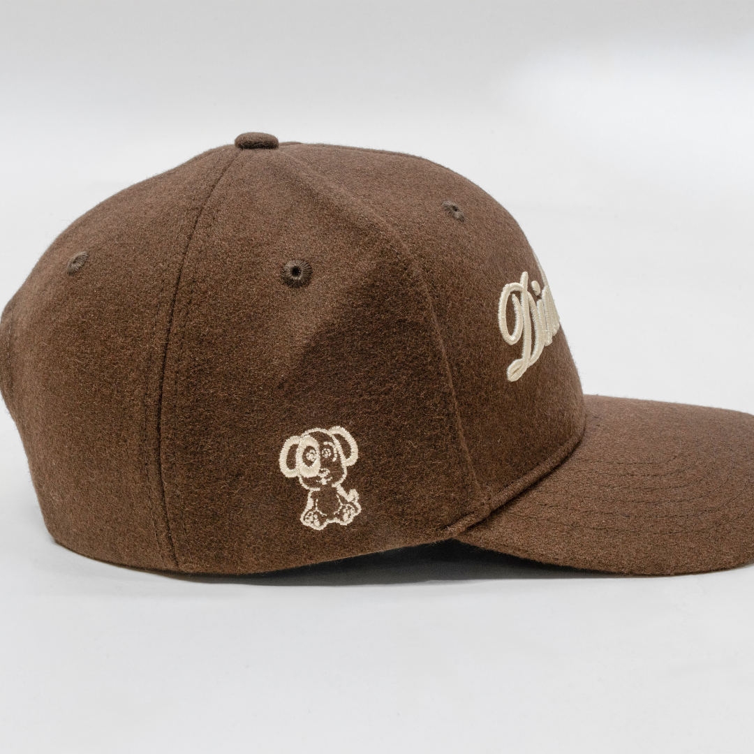 "Dialed In" Dog Cap in Espresso