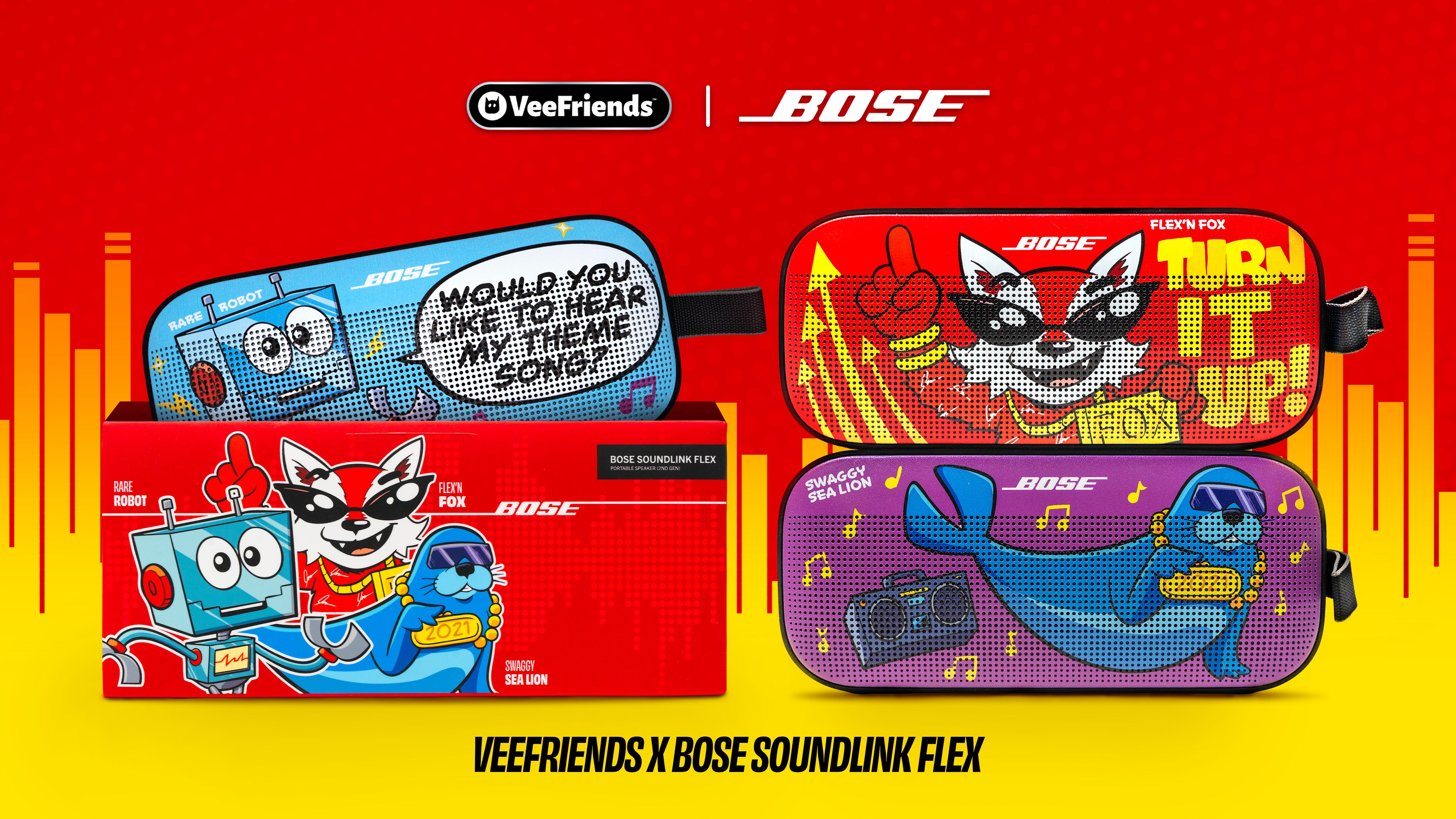 VeeFriends X Bose SoundLink Flex Portable Bluetooth Speaker (Gen 2) Blind Box (Holder Claim)