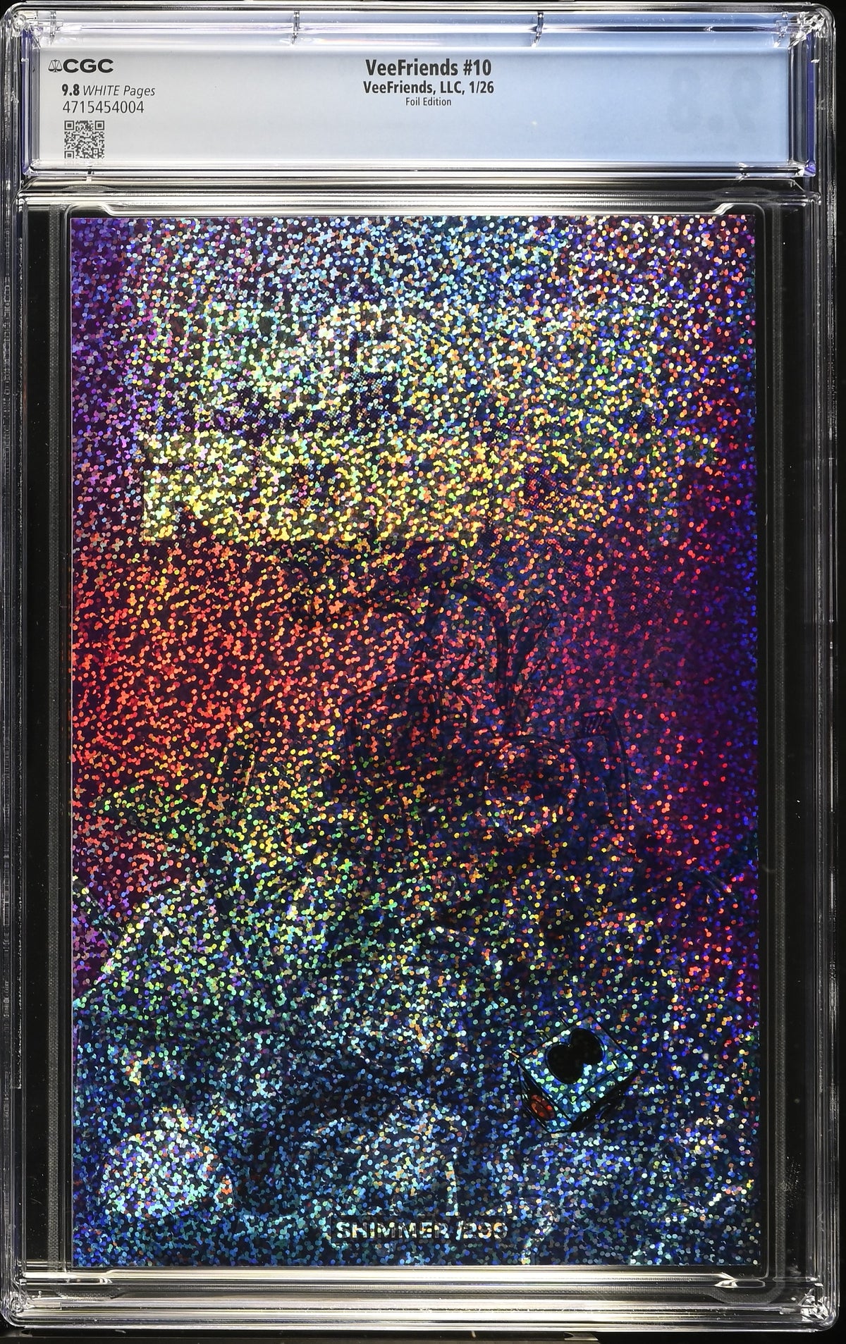 CGC Slab - 2026 VeeFriends #10 Rare Robot Shimmer /299 [9.8] back