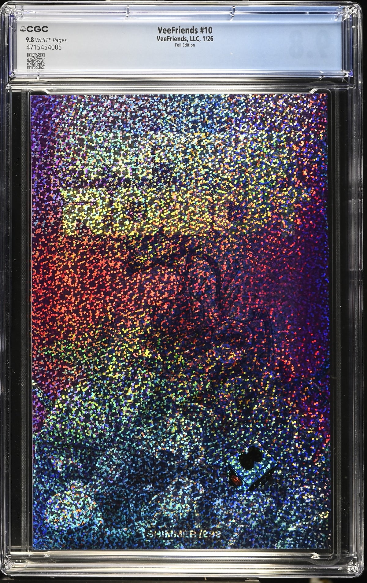CGC Slab - 2026 VeeFriends #10 Rare Robot Shimmer /299 [9.8] back