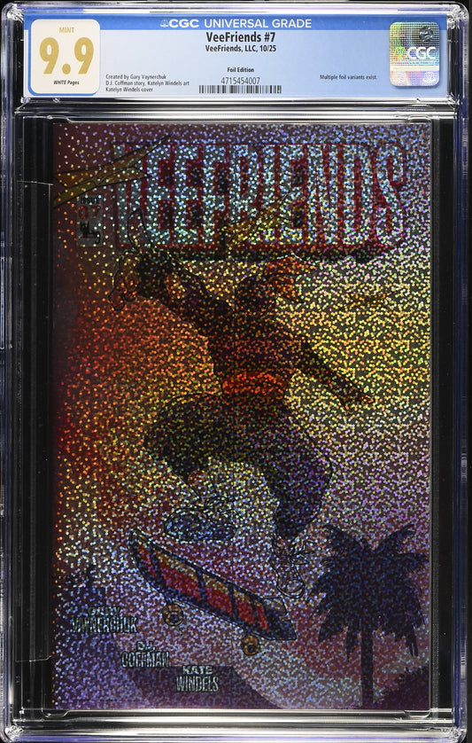CGC Slab - 2025 VeeFriends #7 Notorious Ninja Shimmer /299 [9.9] front