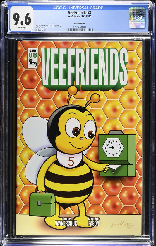 CGC Slab - 2025 VeeFriends #8 Gary Bee Cover B [9.6] front