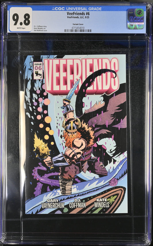 CGC Slab - 2025 VeeFriends #6 Versatile Viking Cover B [9.8] front