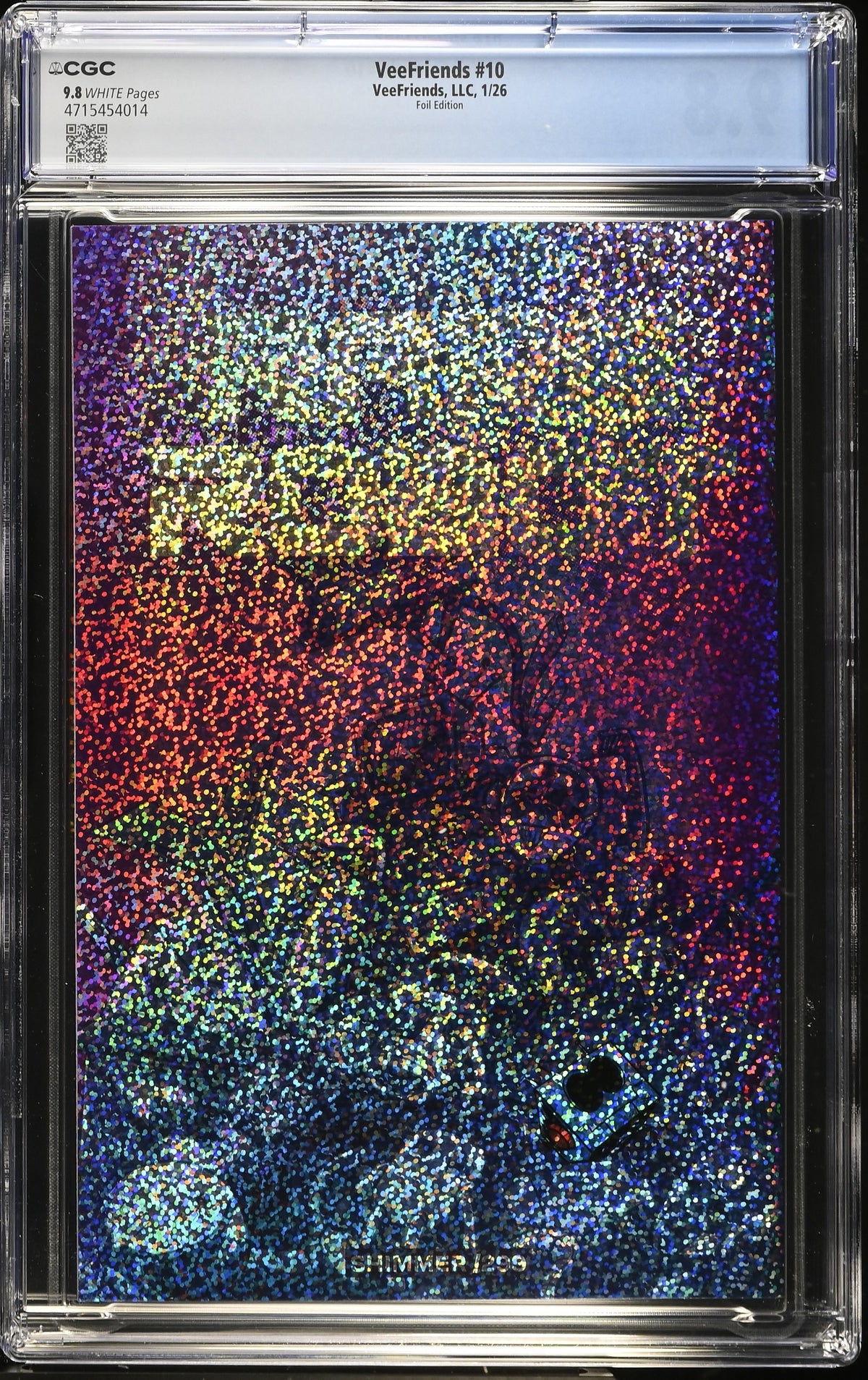 CGC Slab - 2026 VeeFriends #10 Rare Robot Shimmer /299 [9.8] back