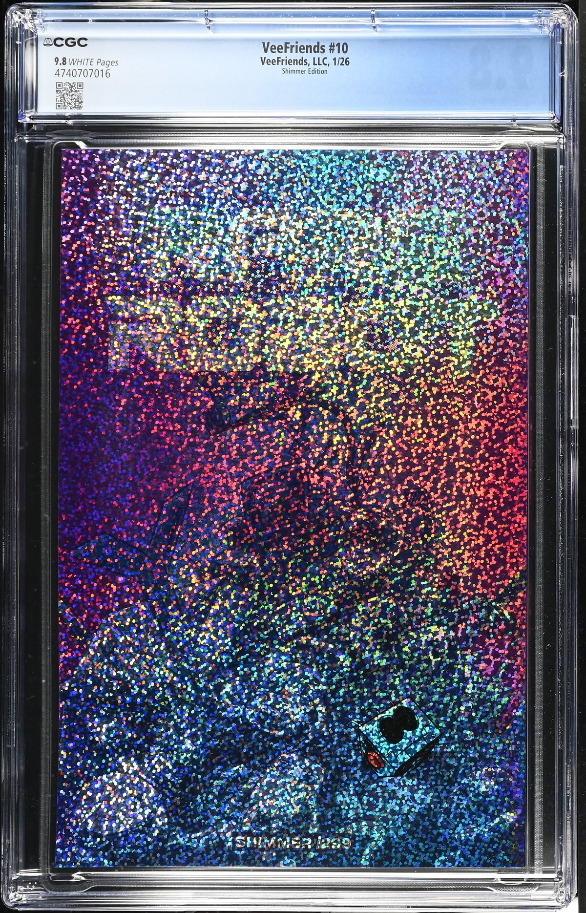 CGC Slab - 2026 VeeFriends #10 Rare Robot Shimmer /299 [9.8] back