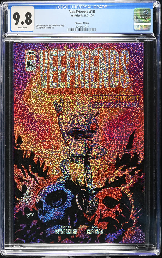 CGC Slab - 2026 VeeFriends #10 Rare Robot Shimmer /299 [9.8] front
