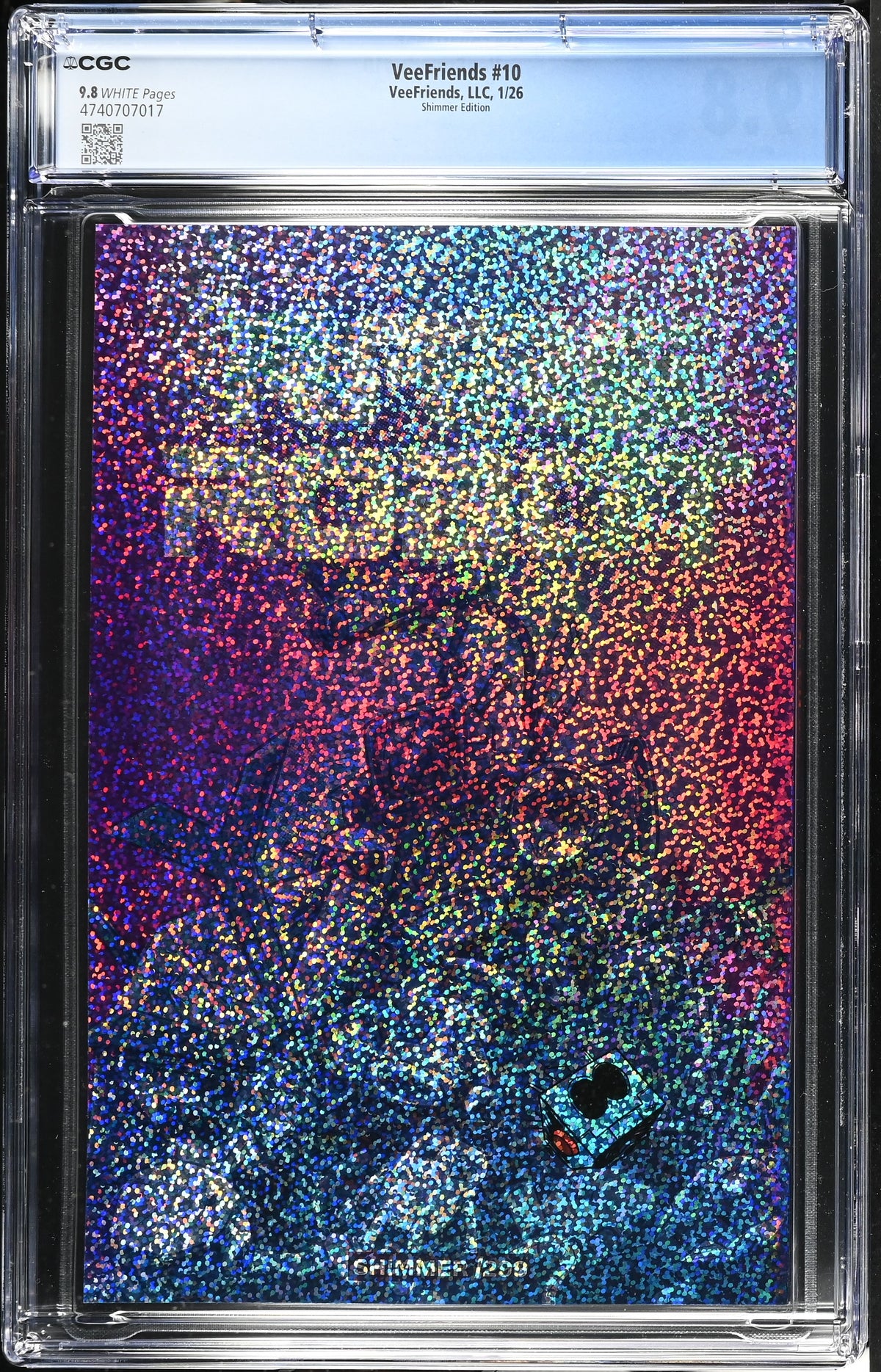 CGC Slab - 2026 VeeFriends #10 Rare Robot Shimmer /299 [9.8] back