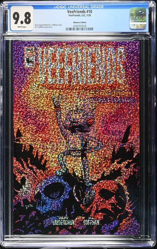 CGC Slab - 2026 VeeFriends #10 Rare Robot Shimmer /299 [9.8] front