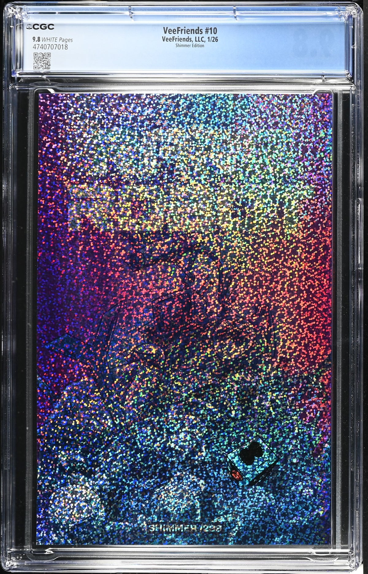 CGC Slab - 2026 VeeFriends #10 Rare Robot Shimmer /299 [9.8] back
