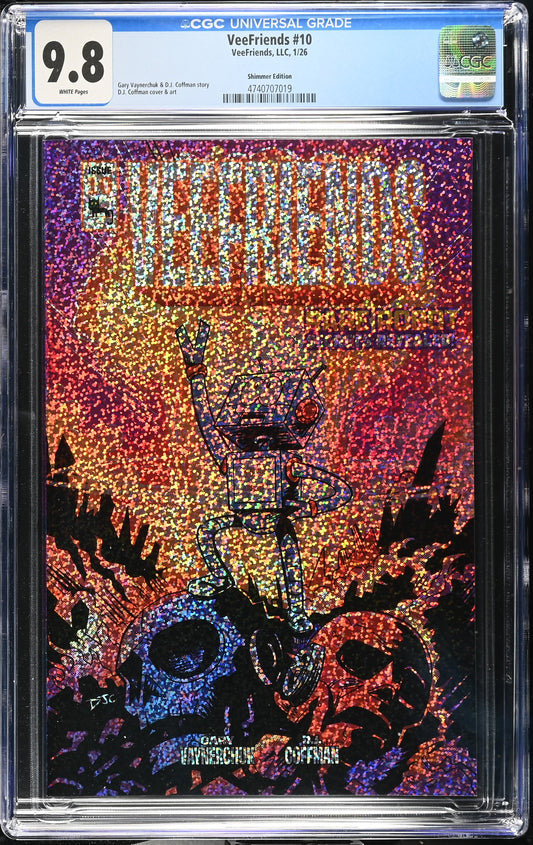 CGC Slab - 2026 VeeFriends #10 Rare Robot Shimmer /299 [9.8] front