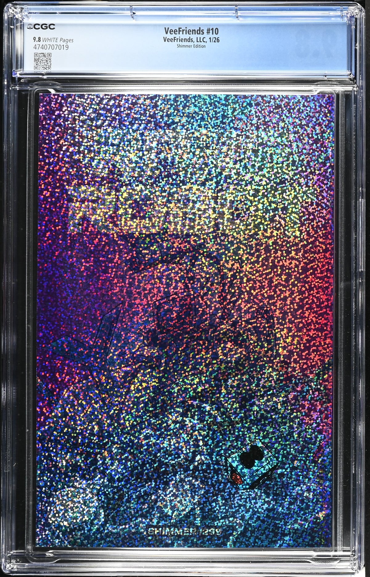 CGC Slab - 2026 VeeFriends #10 Rare Robot Shimmer /299 [9.8] back