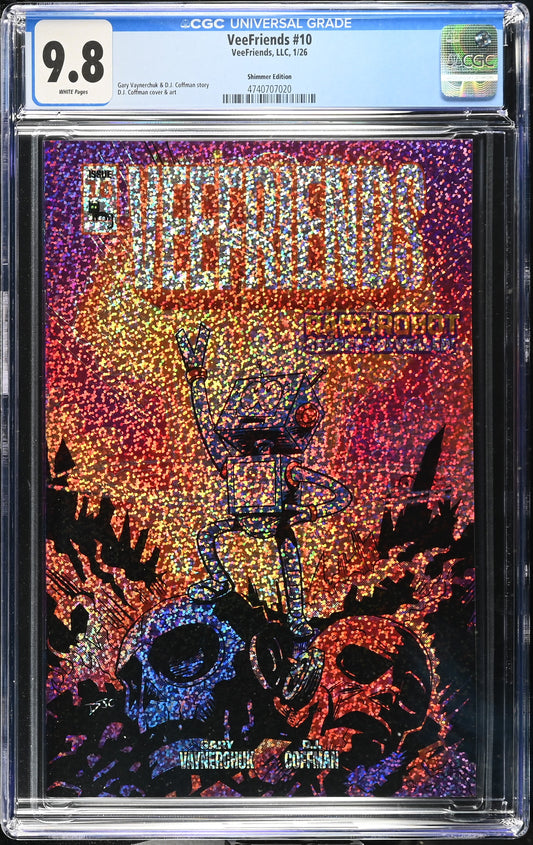 CGC Slab - 2026 VeeFriends #10 Rare Robot Shimmer /299 [9.8] front