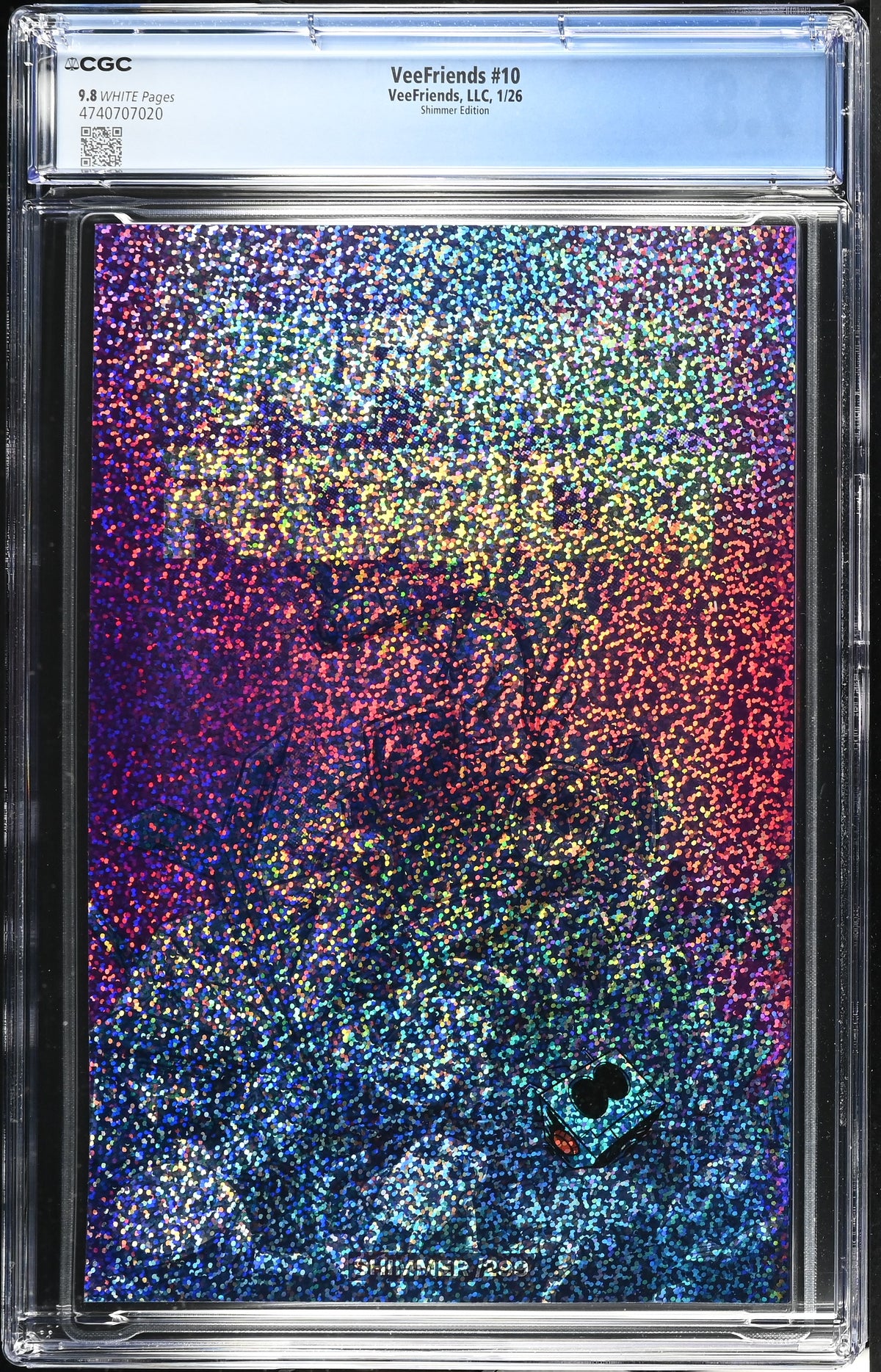 CGC Slab - 2026 VeeFriends #10 Rare Robot Shimmer /299 [9.8] back