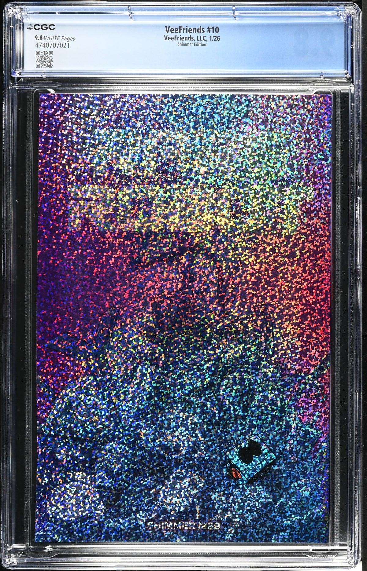 CGC Slab - 2026 VeeFriends #10 Rare Robot Shimmer /299 [9.8] back