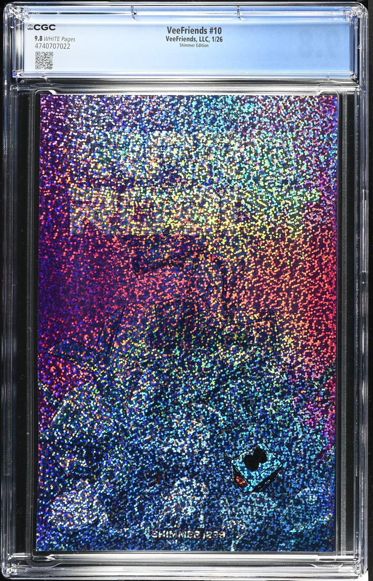 CGC Slab - 2026 VeeFriends #10 Rare Robot Shimmer /299 [9.8] back