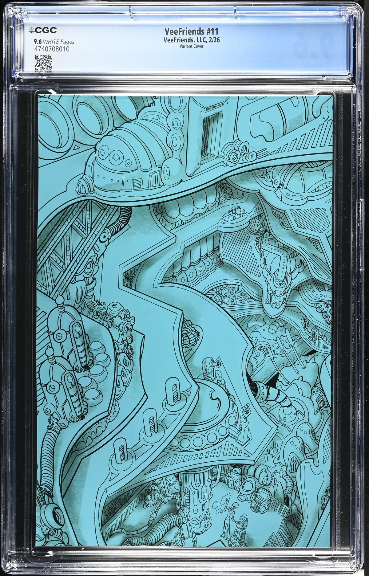 CGC Slab - 2026 VeeFriends #11 Adventurous Astronaut Cover B [9.6] back