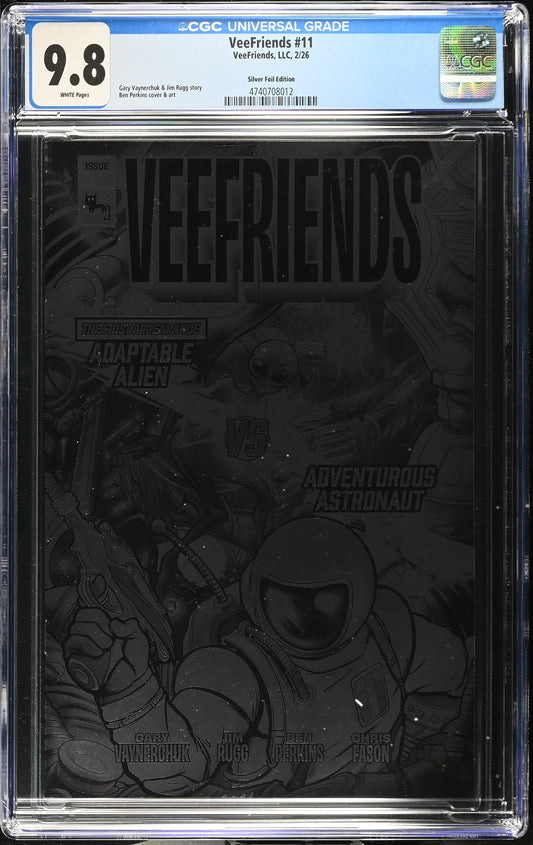 CGC Slab - 2026 VeeFriends #11 Adventurous Astronaut Silver /55 [9.8] front