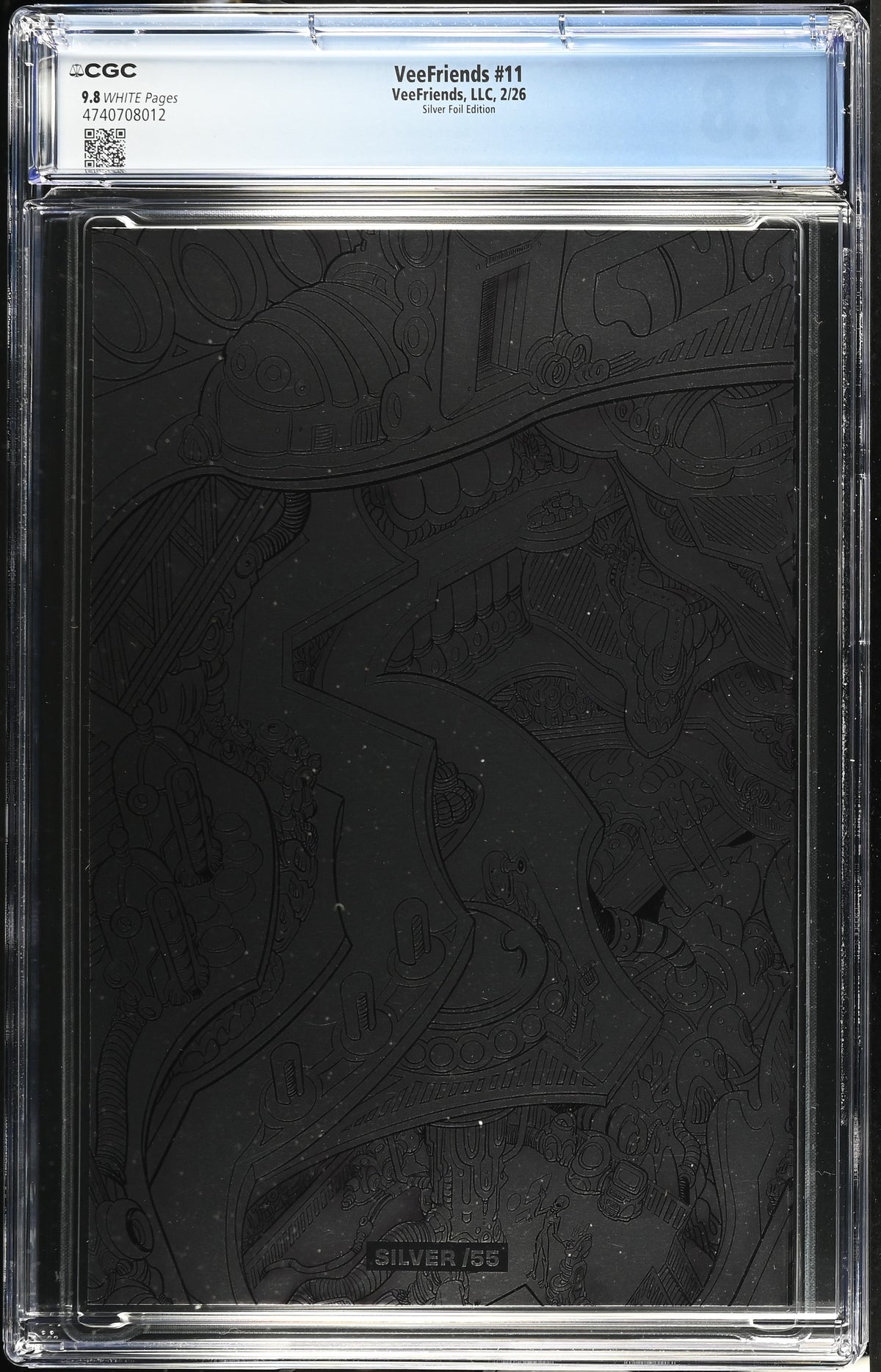 CGC Slab - 2026 VeeFriends #11 Adventurous Astronaut Silver /55 [9.8] back
