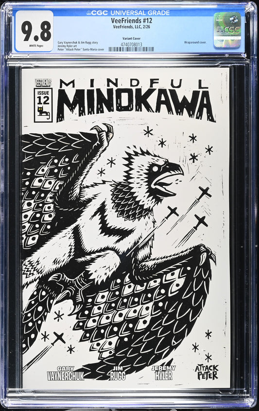 CGC Slab - 2026 VeeFriends #12 Mindful Minokawa Cover B [9.8] front