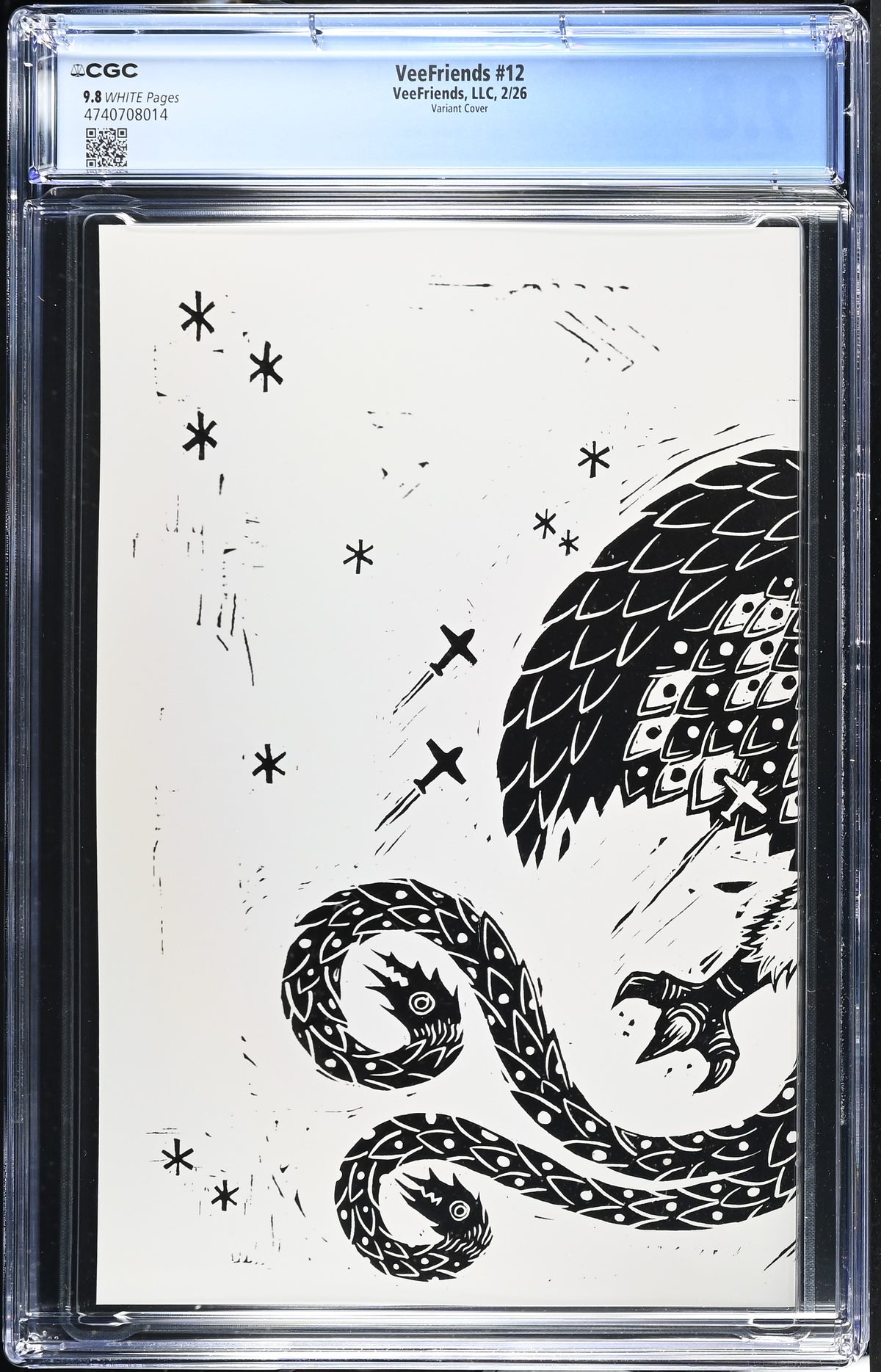 CGC Slab - 2026 VeeFriends #12 Mindful Minokawa Cover B [9.8] back