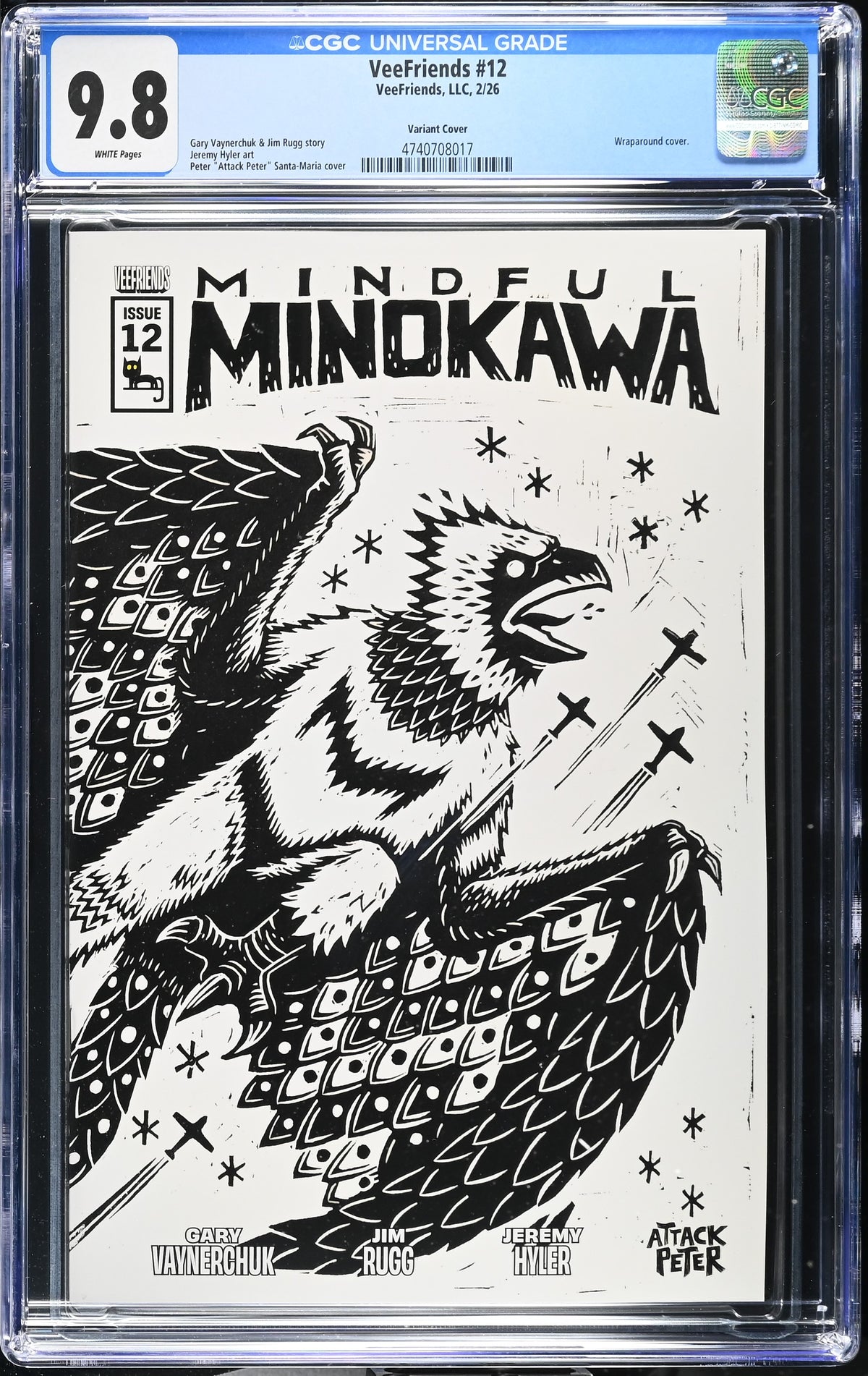 CGC Slab - 2026 VeeFriends #12 Mindful Minokawa Cover B [9.8] front