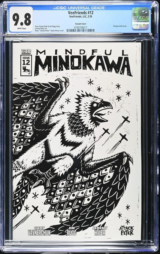 CGC Slab - 2026 VeeFriends #12 Mindful Minokawa Cover B [9.8] front