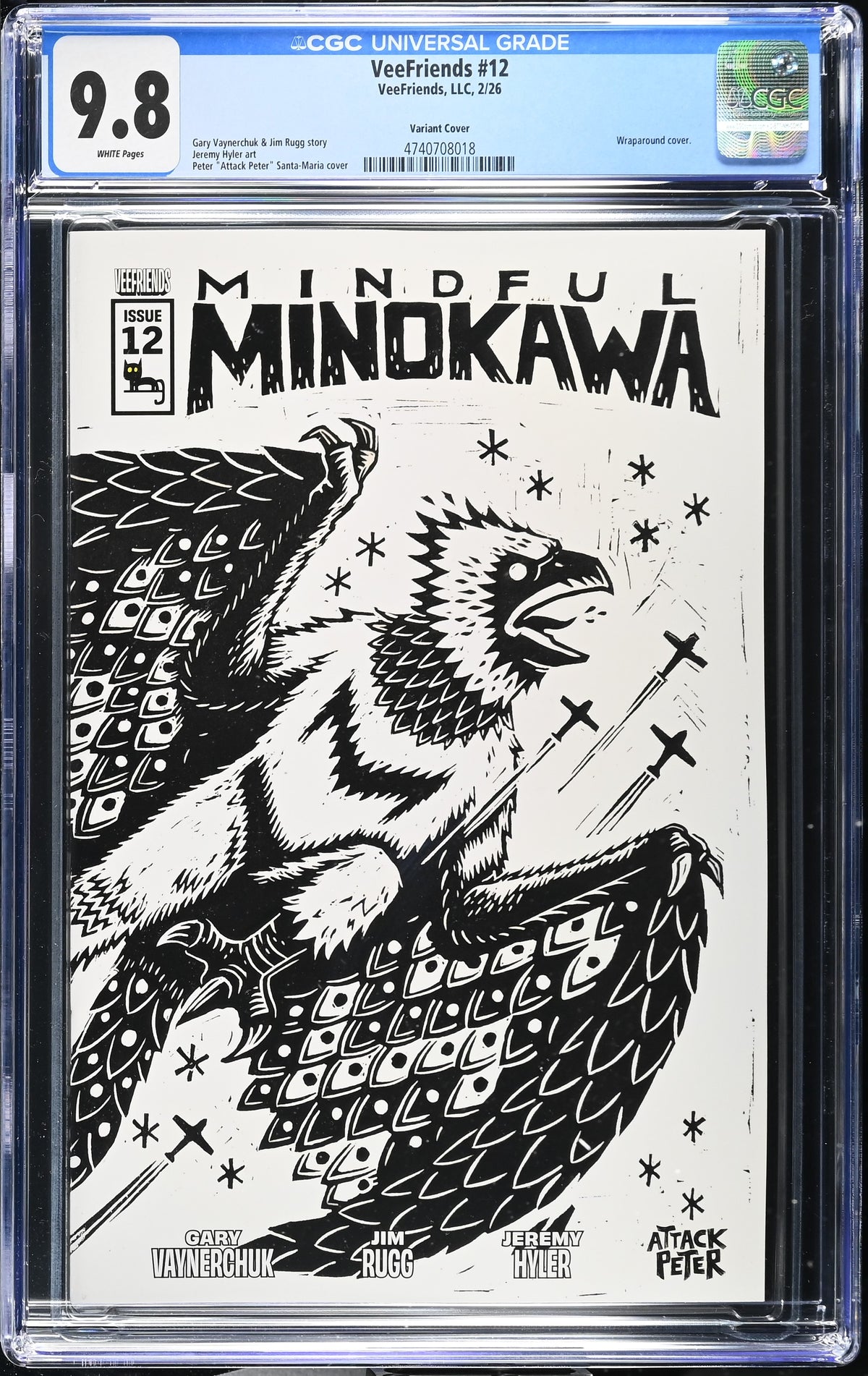 CGC Slab - 2026 VeeFriends #12 Mindful Minokawa Cover B [9.8] front