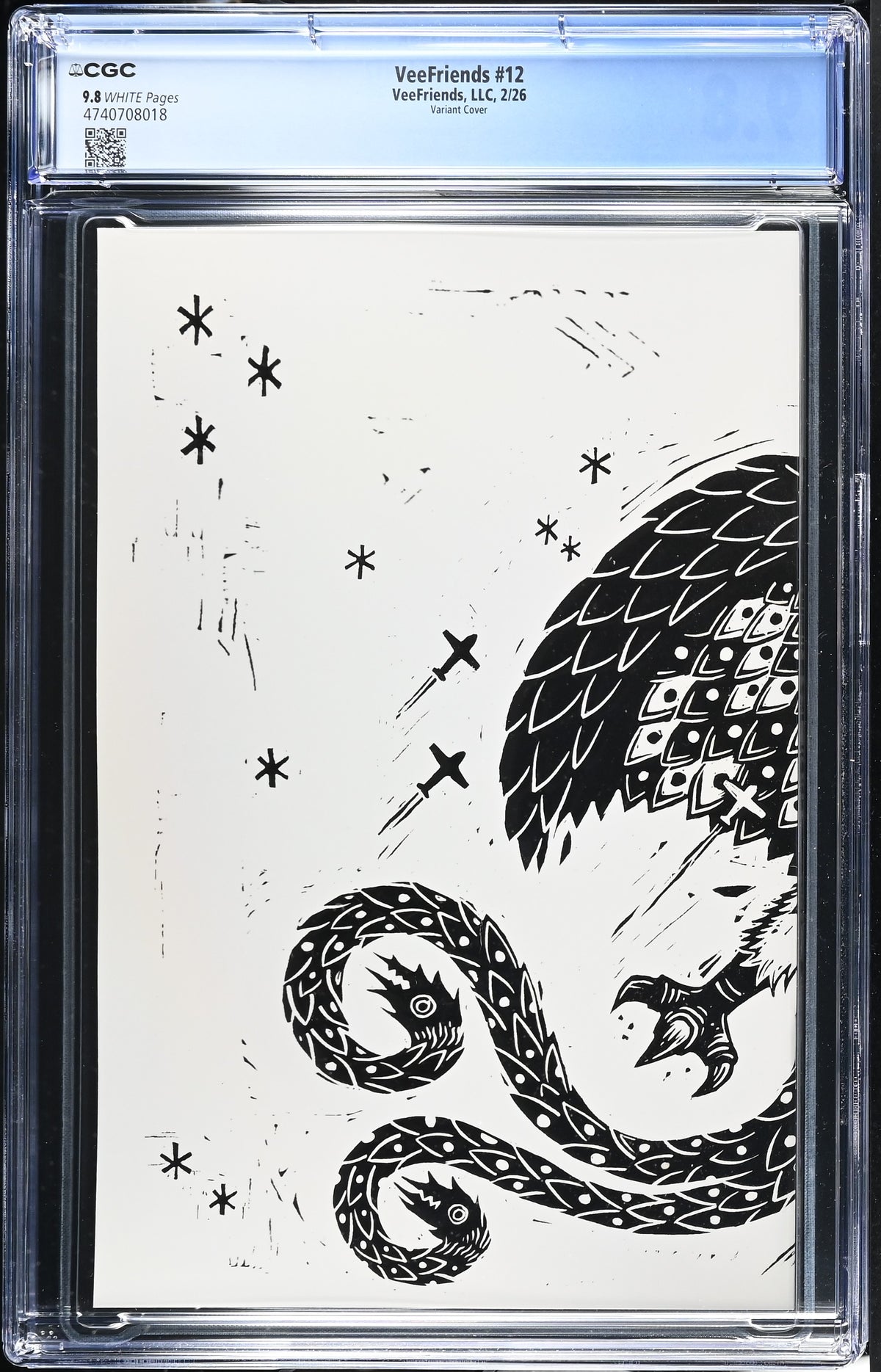 CGC Slab - 2026 VeeFriends #12 Mindful Minokawa Cover B [9.8] back