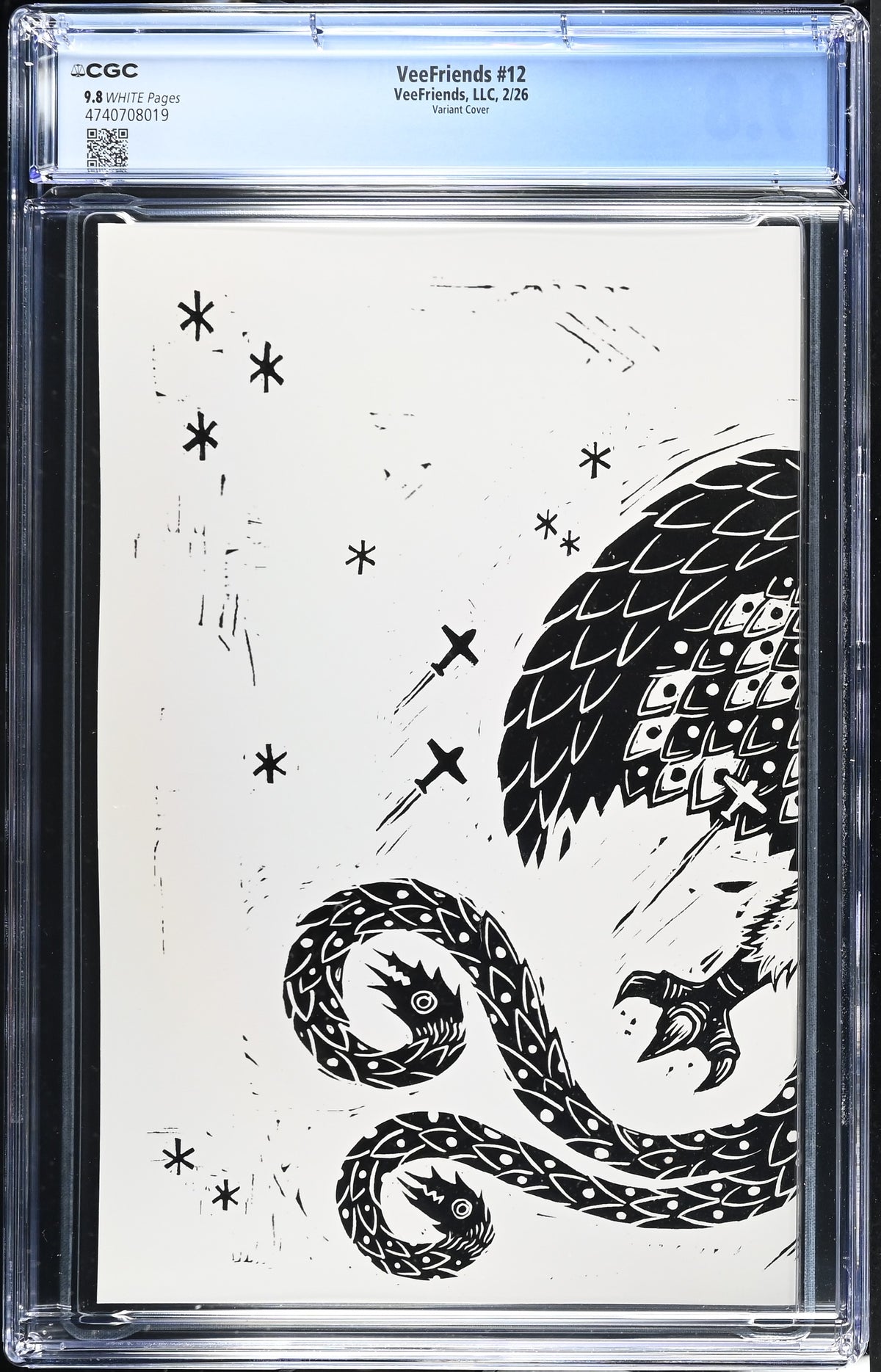 CGC Slab - 2026 VeeFriends #12 Mindful Minokawa Cover B [9.8] back