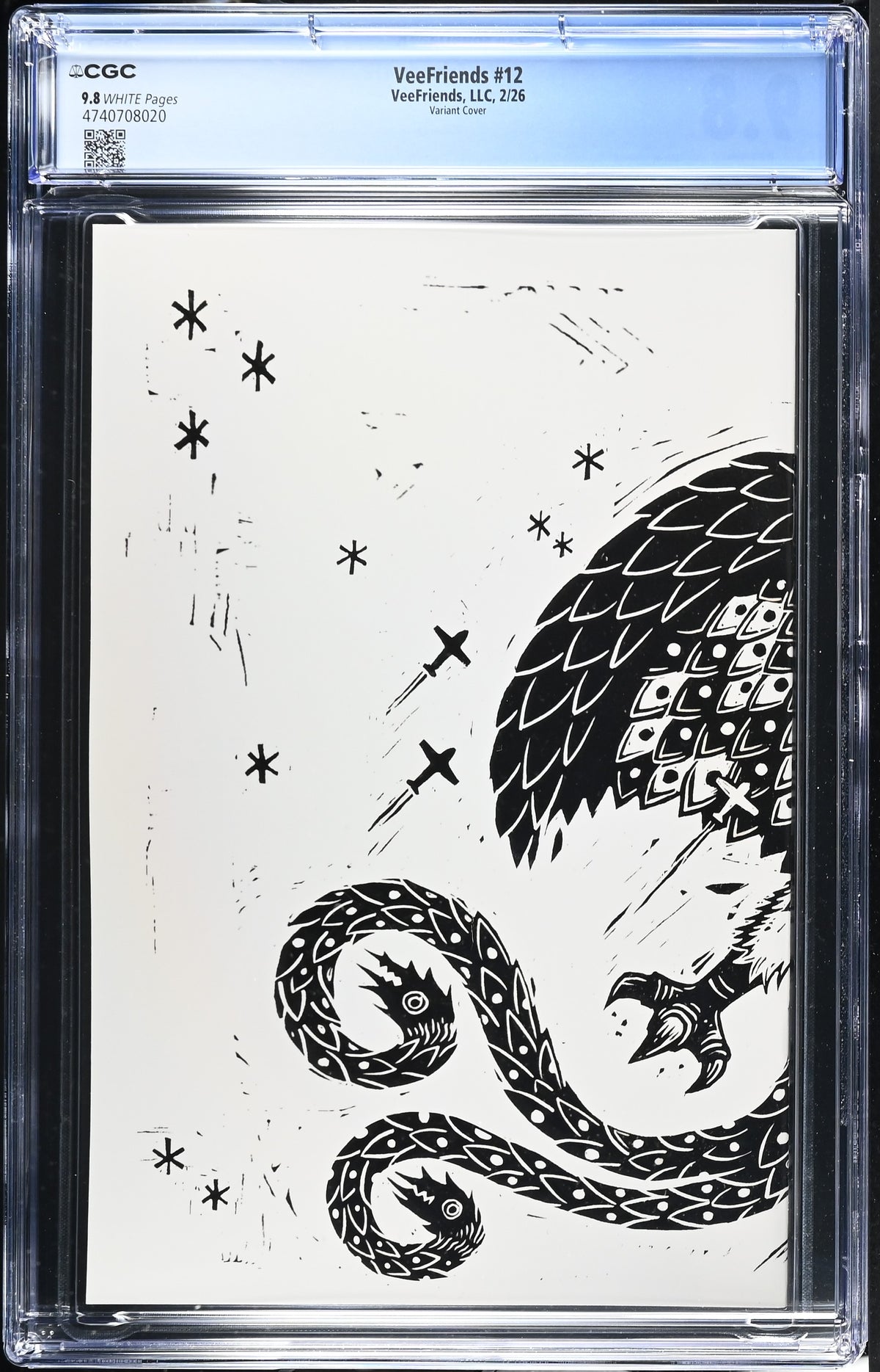 CGC Slab - 2026 VeeFriends #12 Mindful Minokawa Cover B [9.8] back