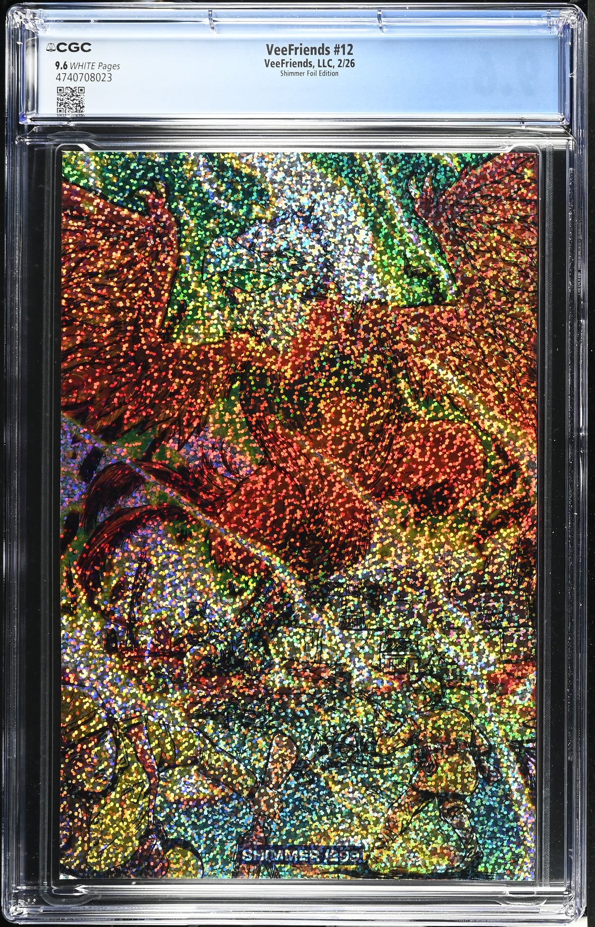 CGC Slab - 2026 VeeFriends #12 Mindful Minokawa Shimmer /299 [9.6] back