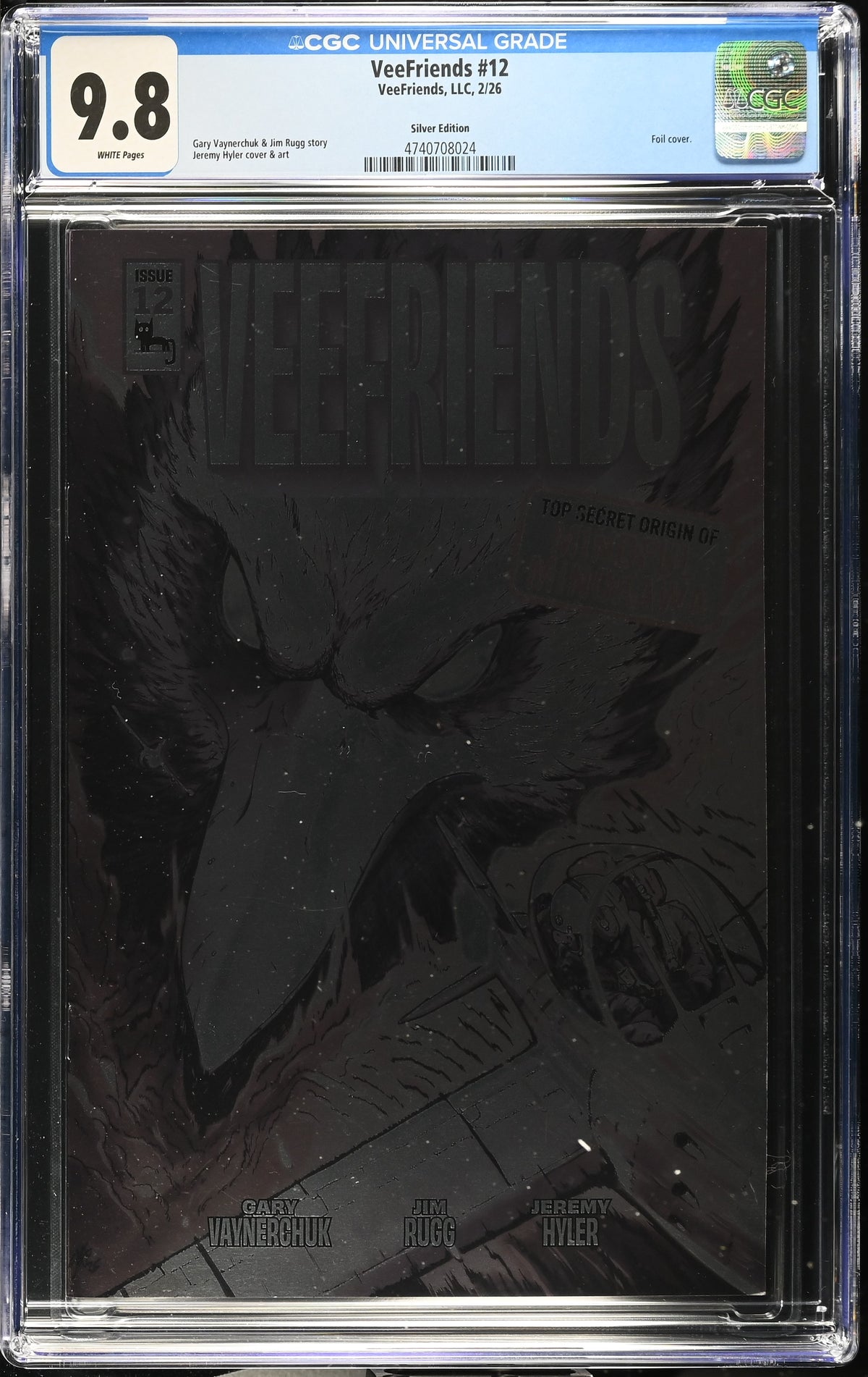 CGC Slab - 2026 VeeFriends #12 Mindful Minokawa Silver /55 [9.8] front