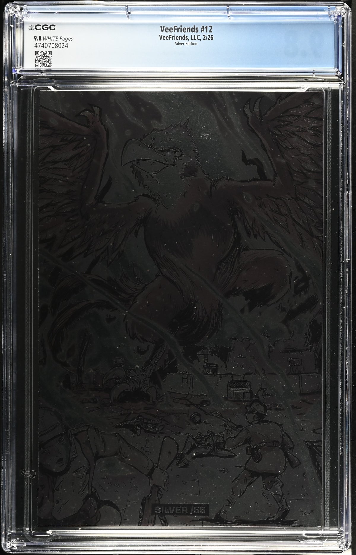 CGC Slab - 2026 VeeFriends #12 Mindful Minokawa Silver /55 [9.8] back