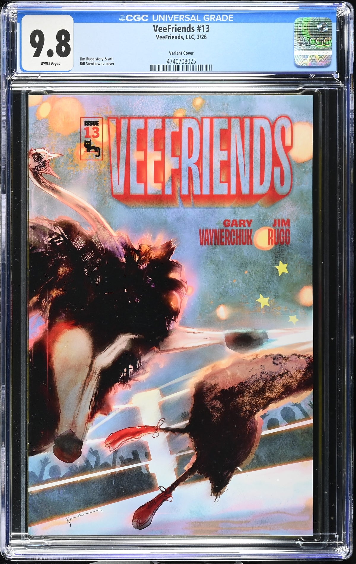 CGC Slab - 2026 VeeFriends #13 Farm Fights Cover B [9.8] front
