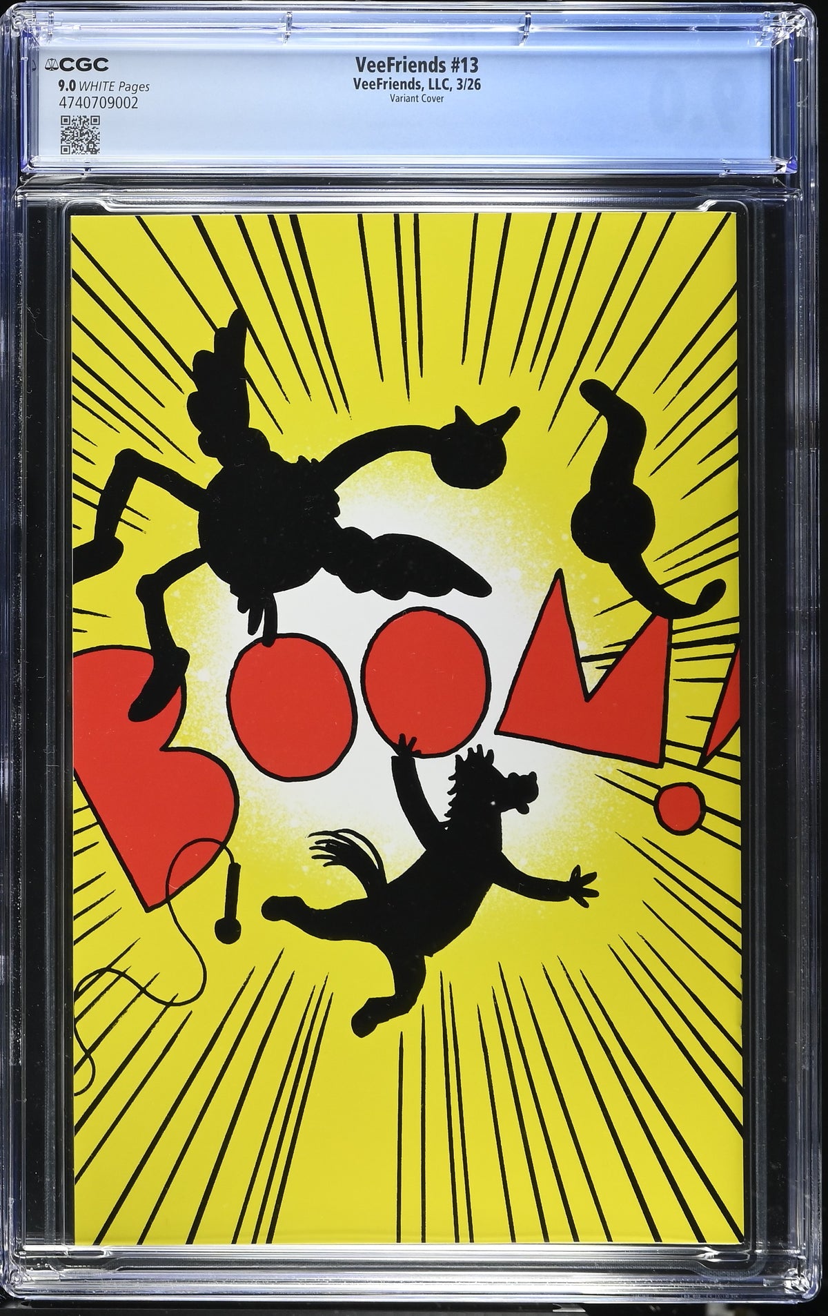 Back of VeeFriends Issue #13: Farm Fights, CGC 9.0, certification 4740709002