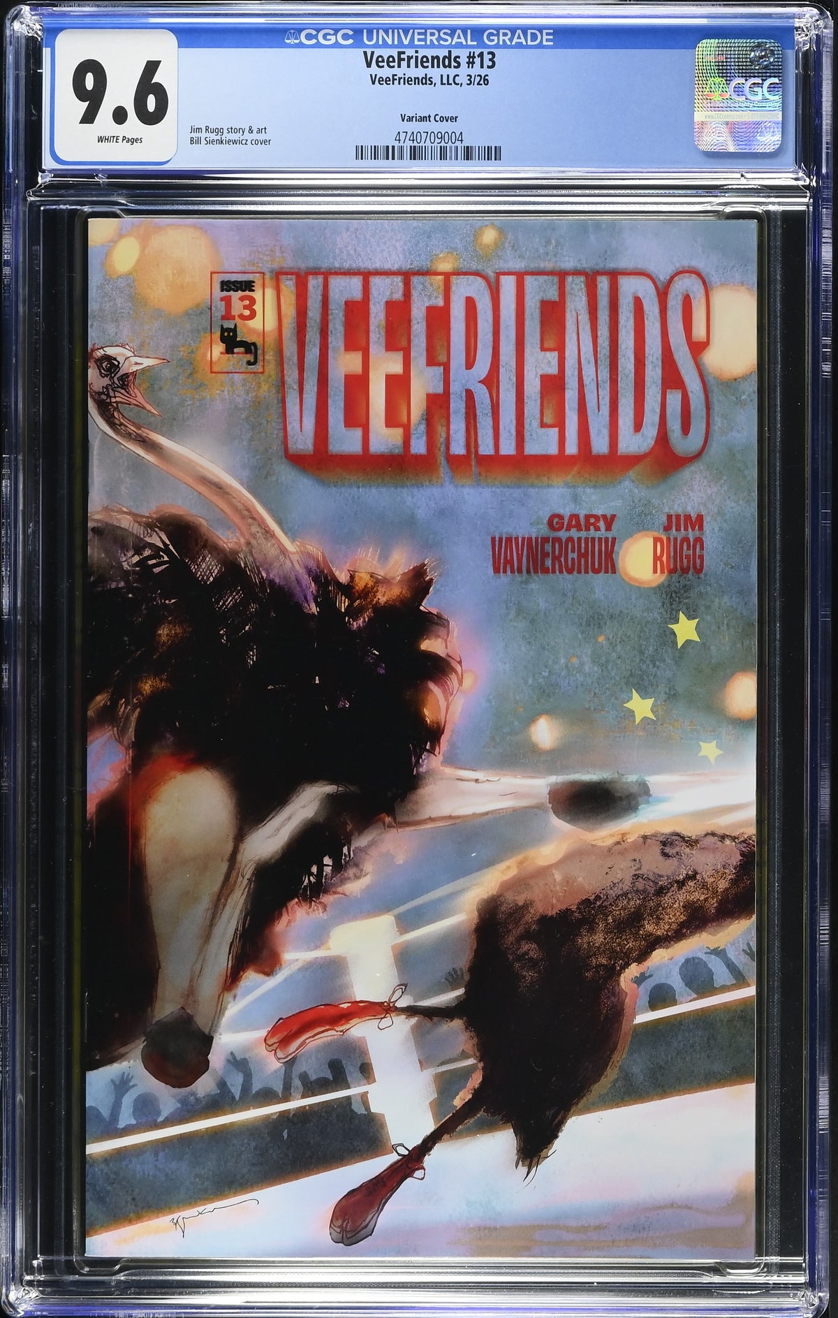 CGC Slab - 2026 VeeFriends #13 Farm Fights Cover B [9.6] front