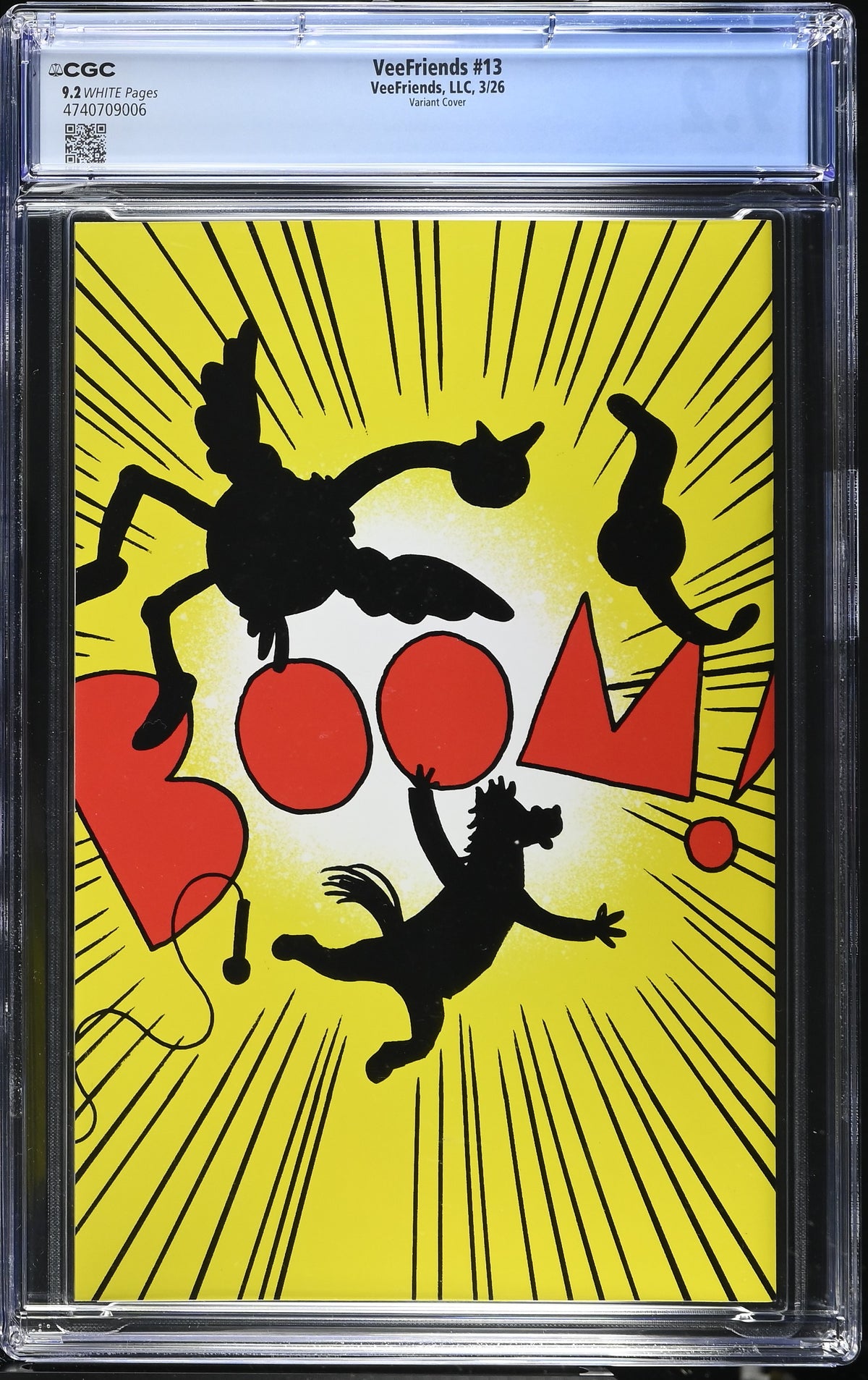 Back of VeeFriends Issue #13: Farm Fights, CGC 9.2, certification 4740709006