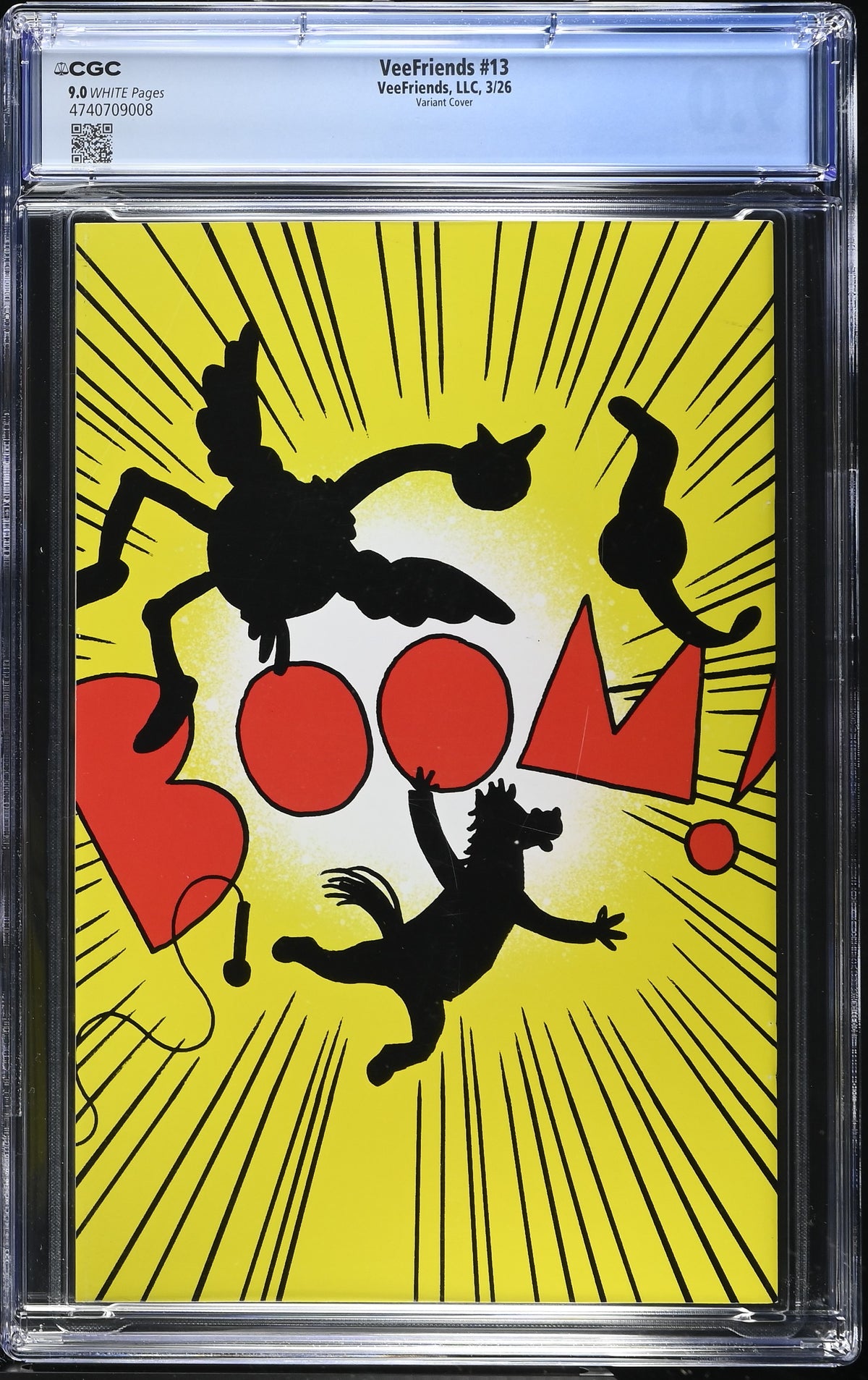 Back of VeeFriends Issue #13: Farm Fights, CGC 9.0, certification 4740709008