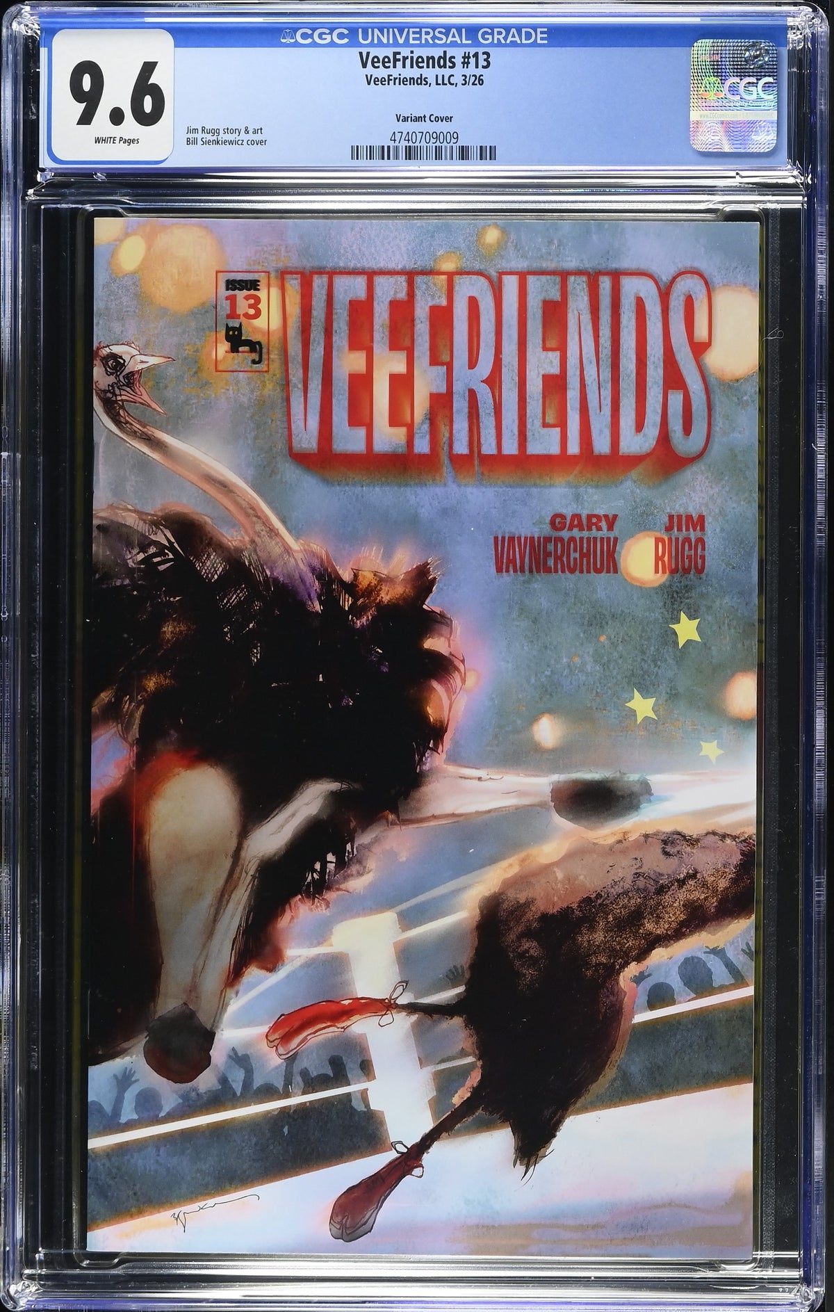 CGC Slab - 2026 VeeFriends #13 Farm Fights Cover B [9.6] front