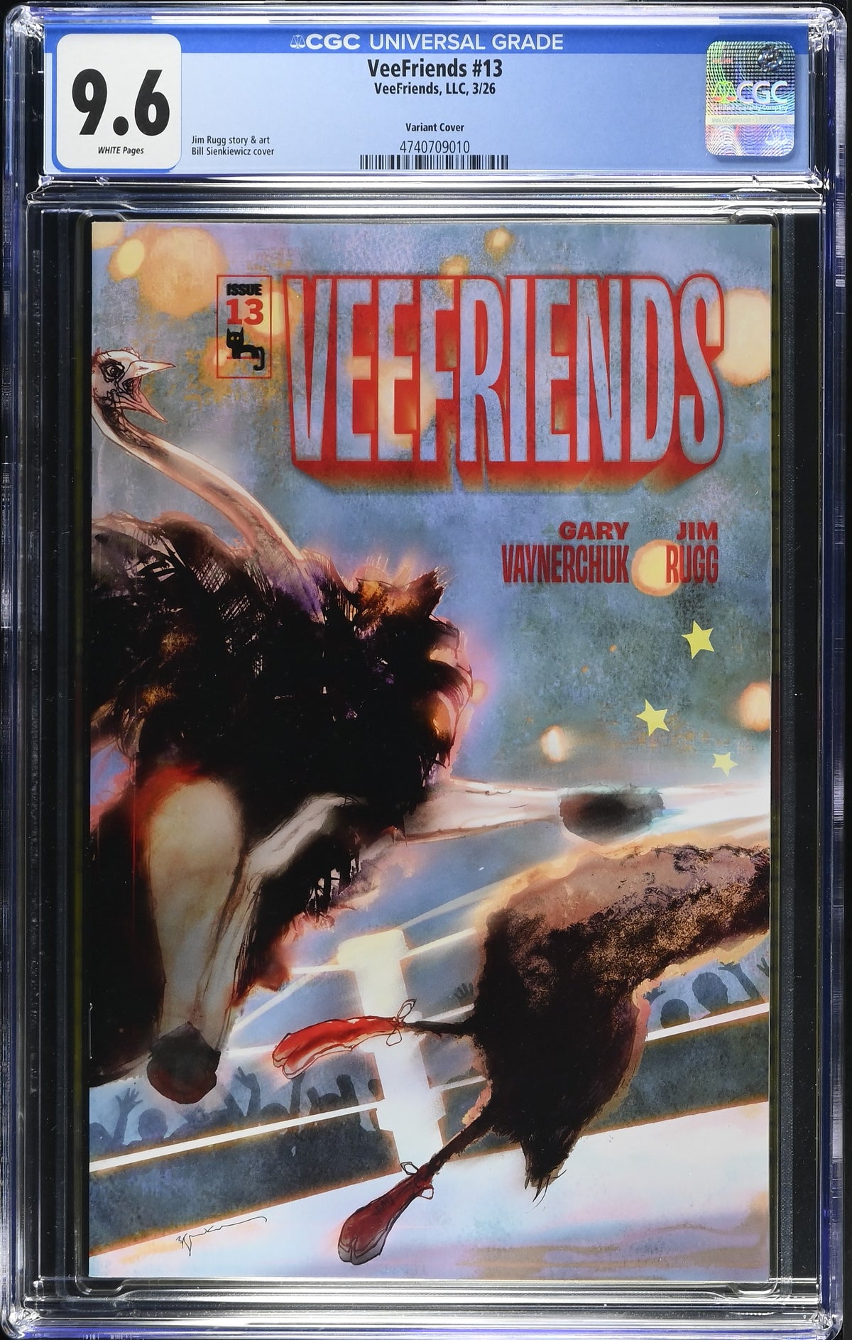 CGC Slab - 2026 VeeFriends #13 Farm Fights Cover B [9.6] front