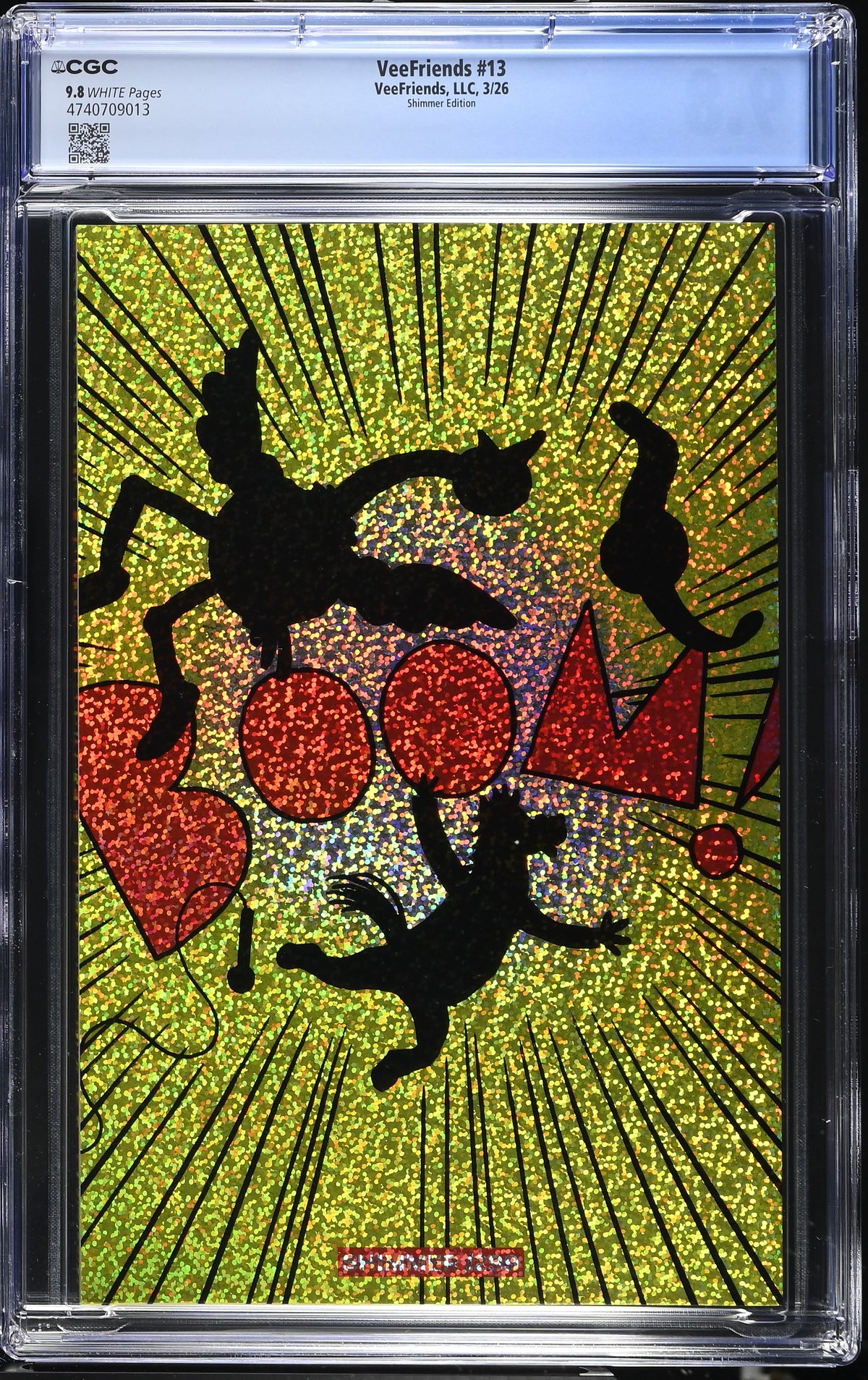 CGC Slab - 2026 VeeFriends #13 Farm Fights Shimmer /299 [9.8] back