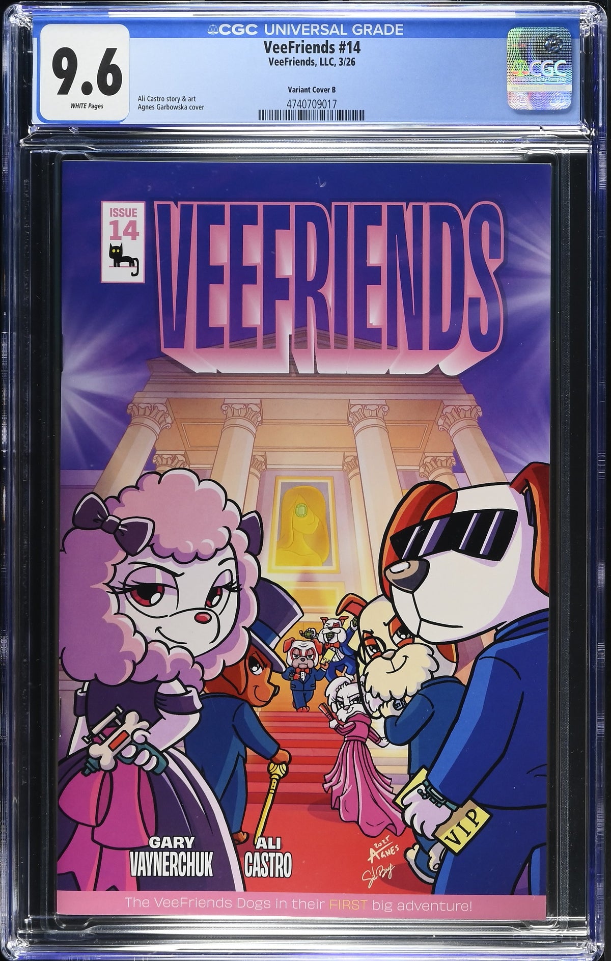 CGC Slab - 2026 VeeFriends #14 Doggy Daycare Cover B [9.6] front