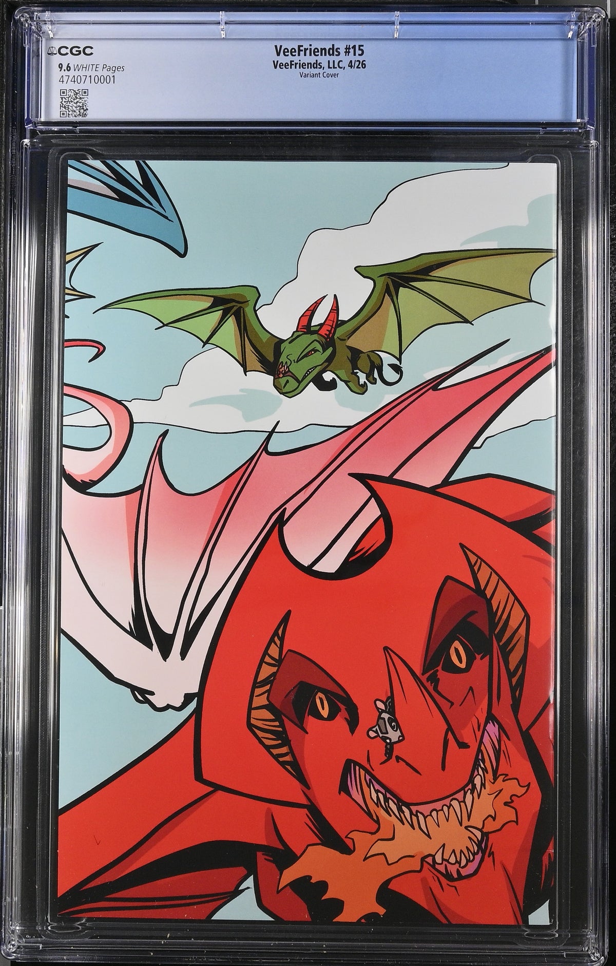 CGC Slab - 2026 VeeFriends #15 Driven Dragon Cover B [9.6] back