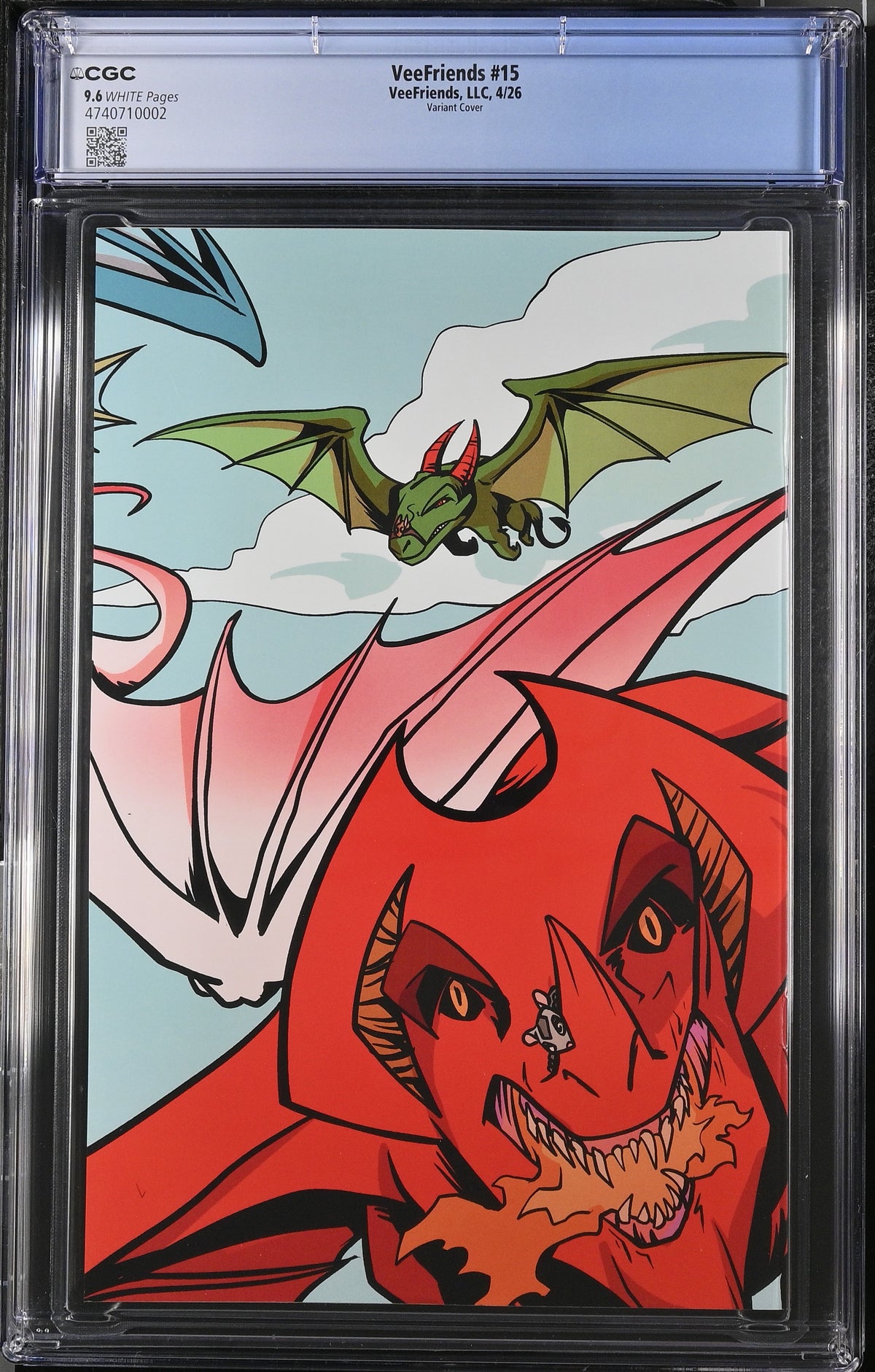 CGC Slab - 2026 VeeFriends #15 Driven Dragon Cover B [9.6] back