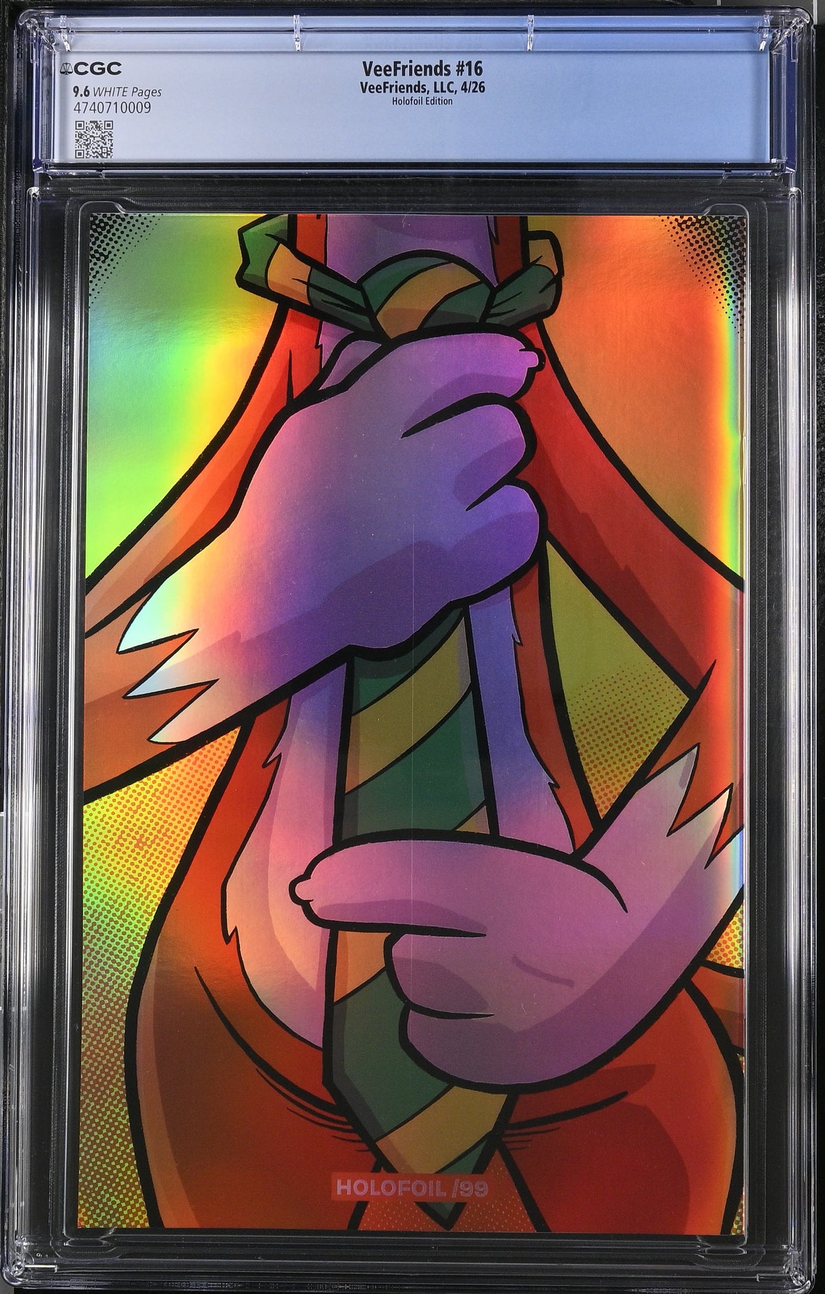 CGC Slab - 2026 VeeFriends #16 Witty & Gritty Holofoil /99 [9.6] back